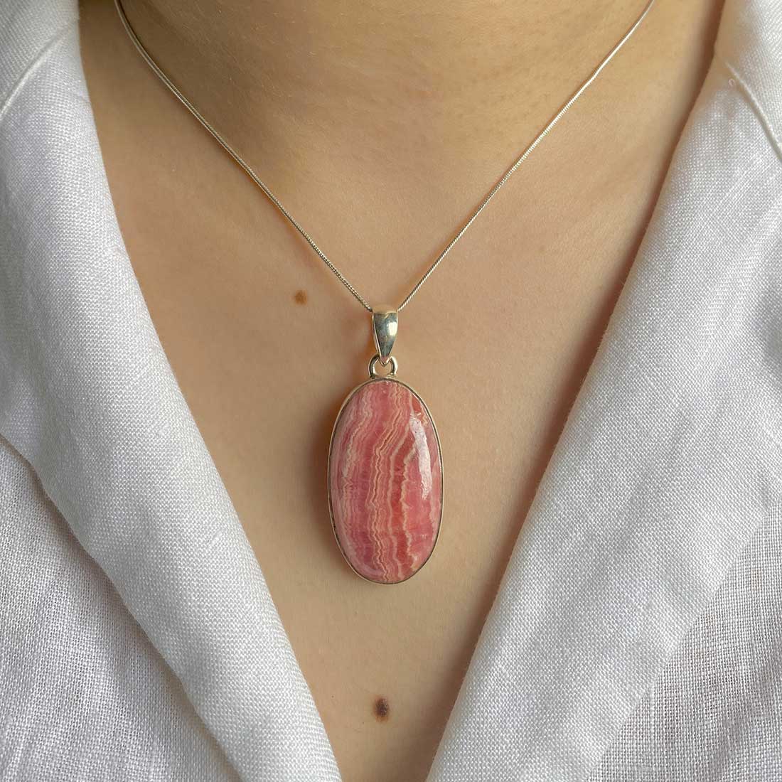 Rhodochrosite Pendant-(RDC-P-5.)