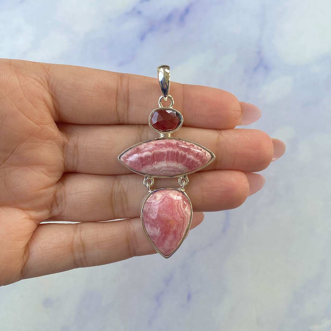 Rhodochrosite Pendant-(RDC-P-59.)