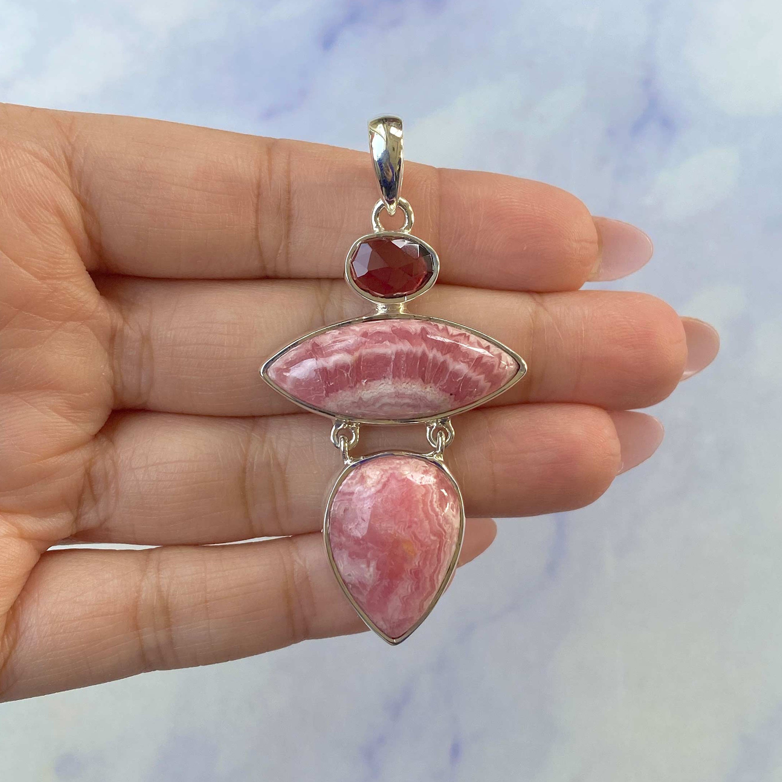 Rhodochrosite Pendant-(RDC-P-59.)
