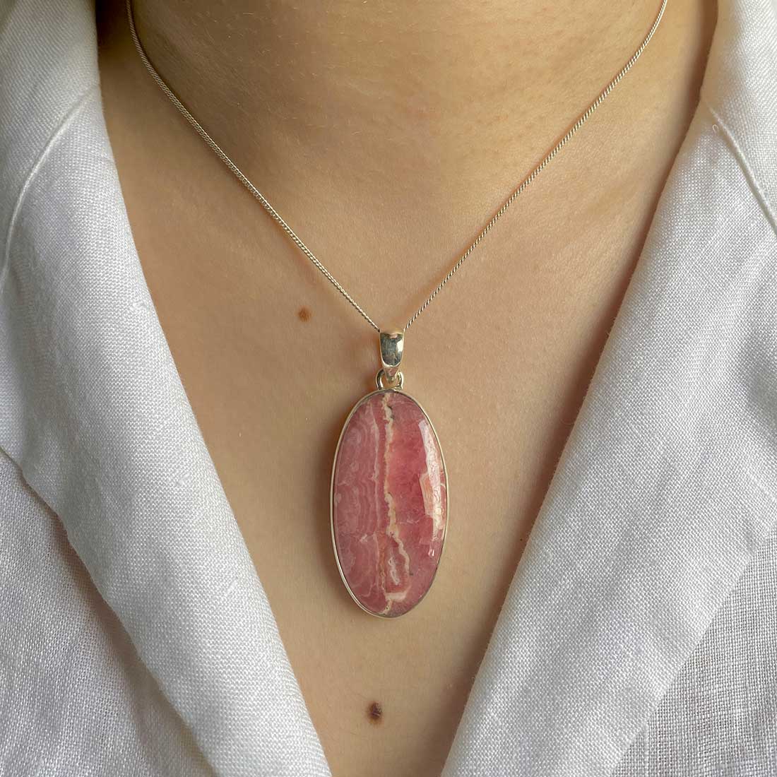 Rhodochrosite Pendant-(RDC-P-9.)