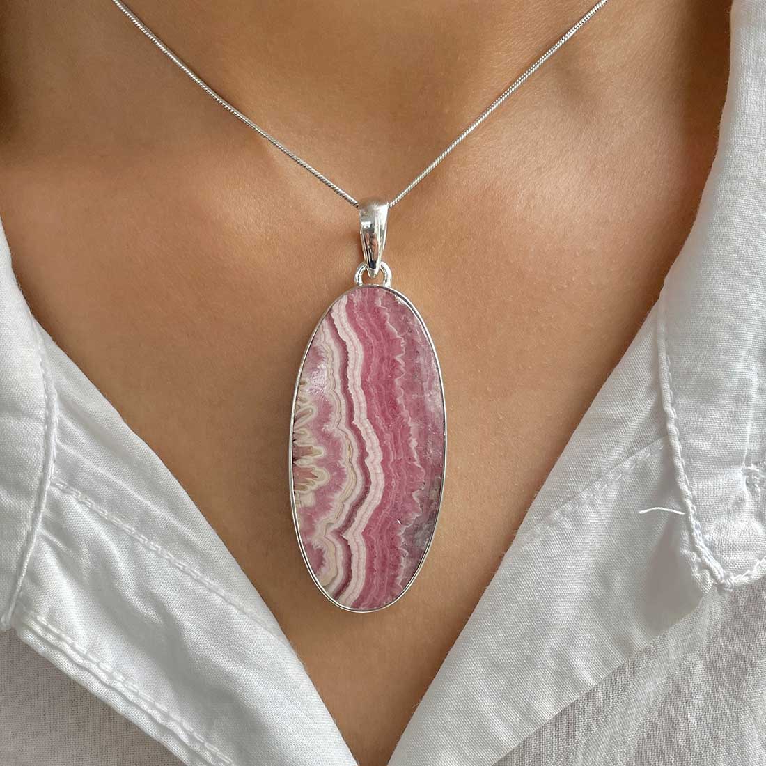 Rhodochrosite Pendant-(RDC-P-94.)