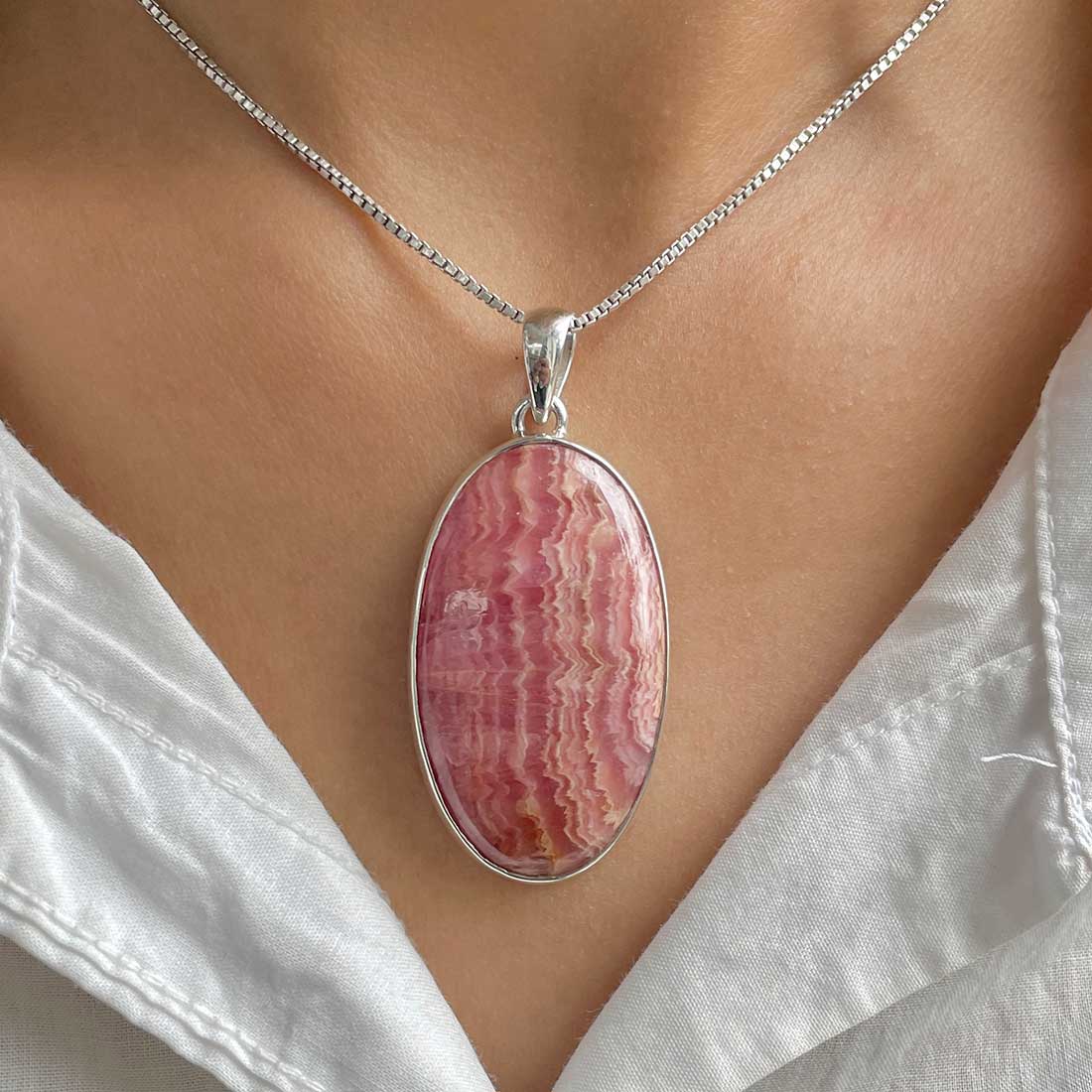 Rhodochrosite Pendant-(RDC-P-98.)
