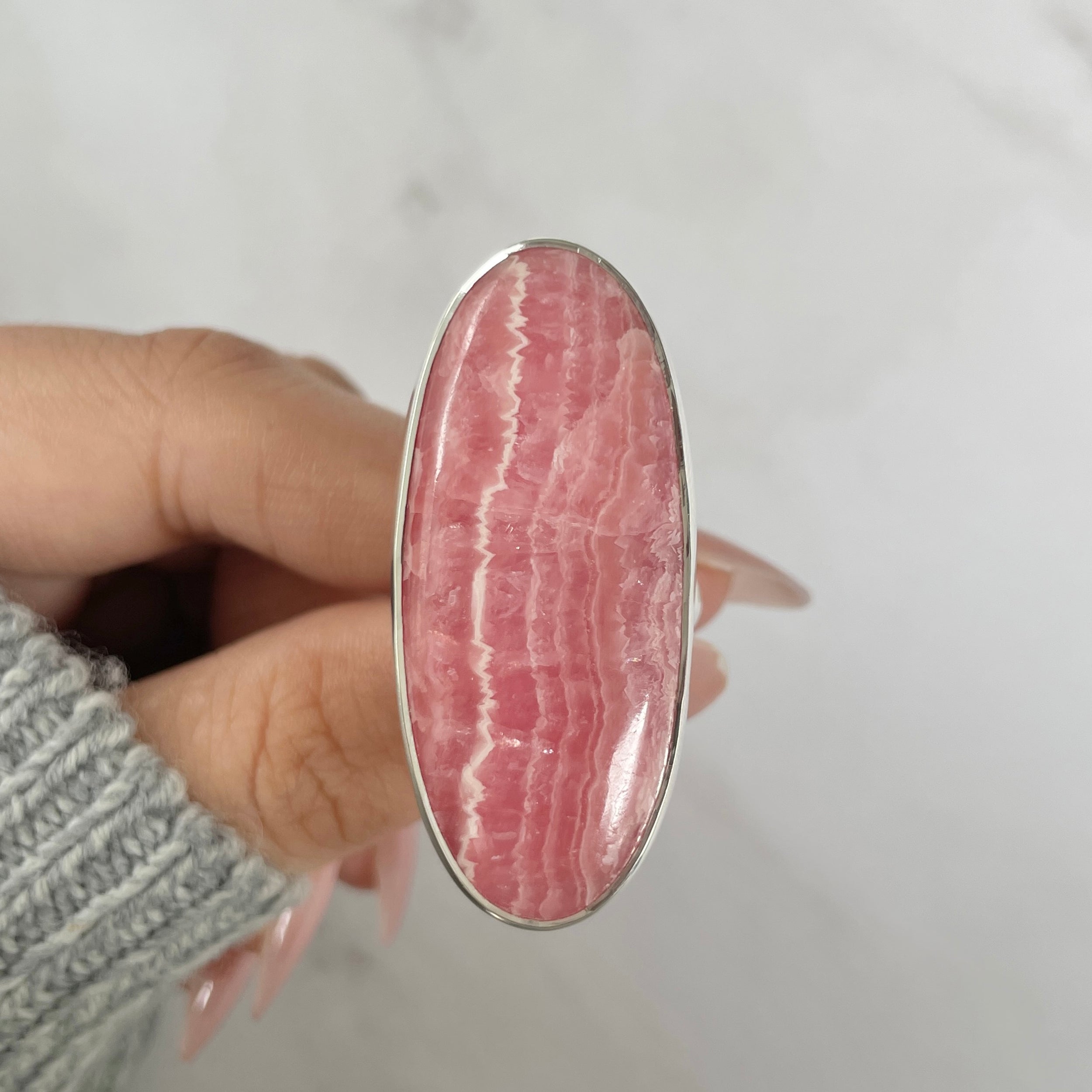 Rhodochrosite Ring-(RDC-R-101.)