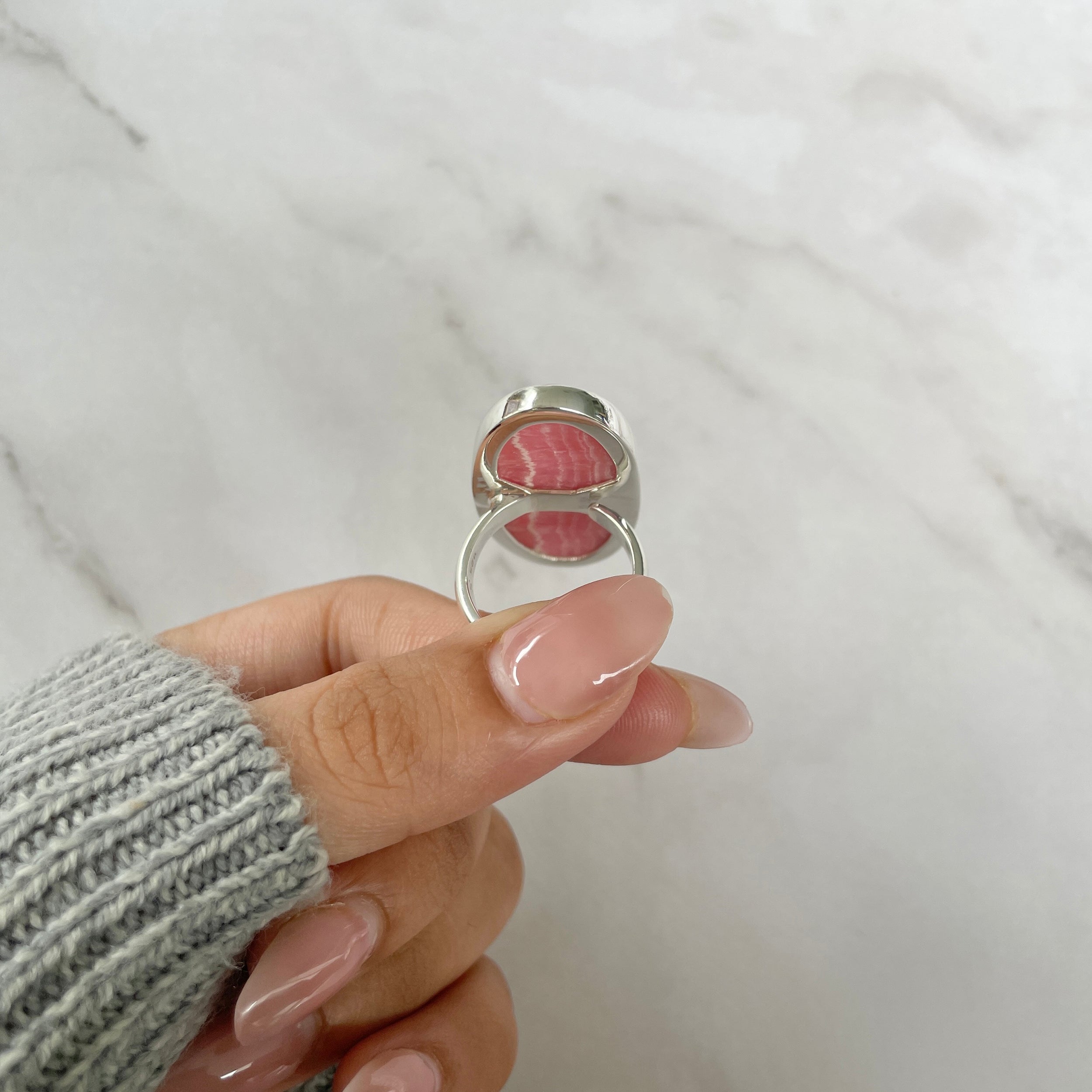 Rhodochrosite Ring-(RDC-R-101.)