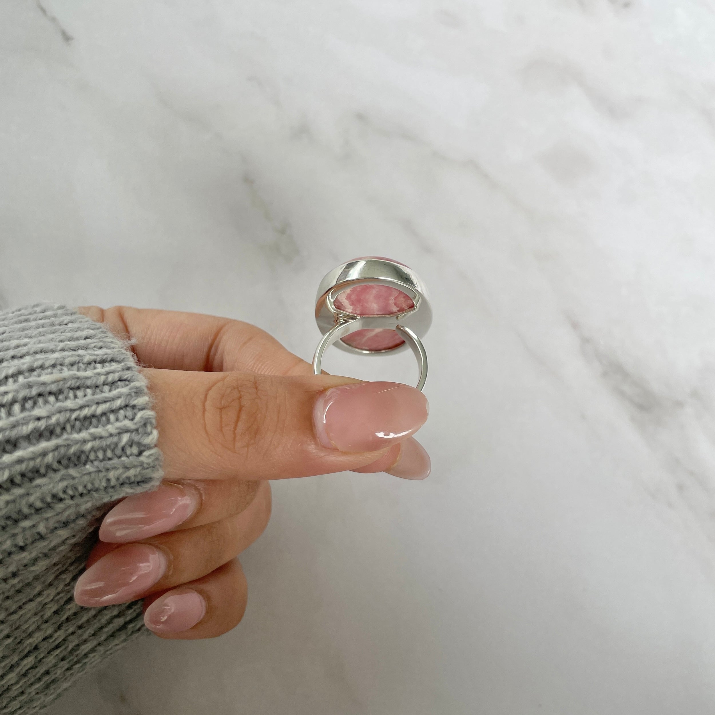 Rhodochrosite Ring-(RDC-R-103.)