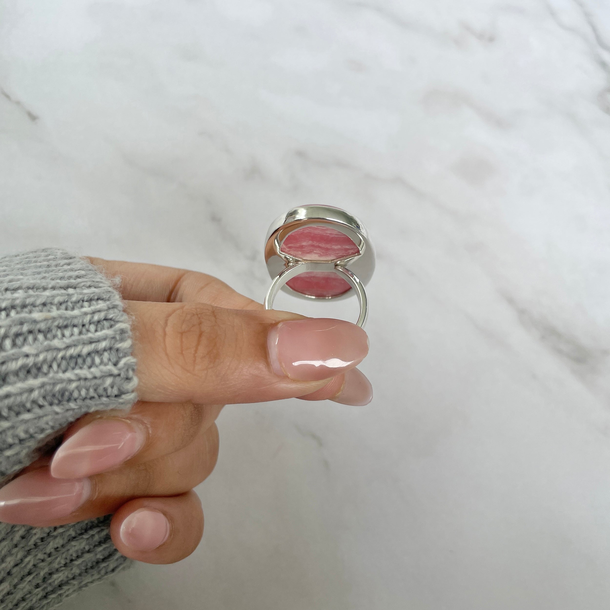 Rhodochrosite Ring-(RDC-R-105.)
