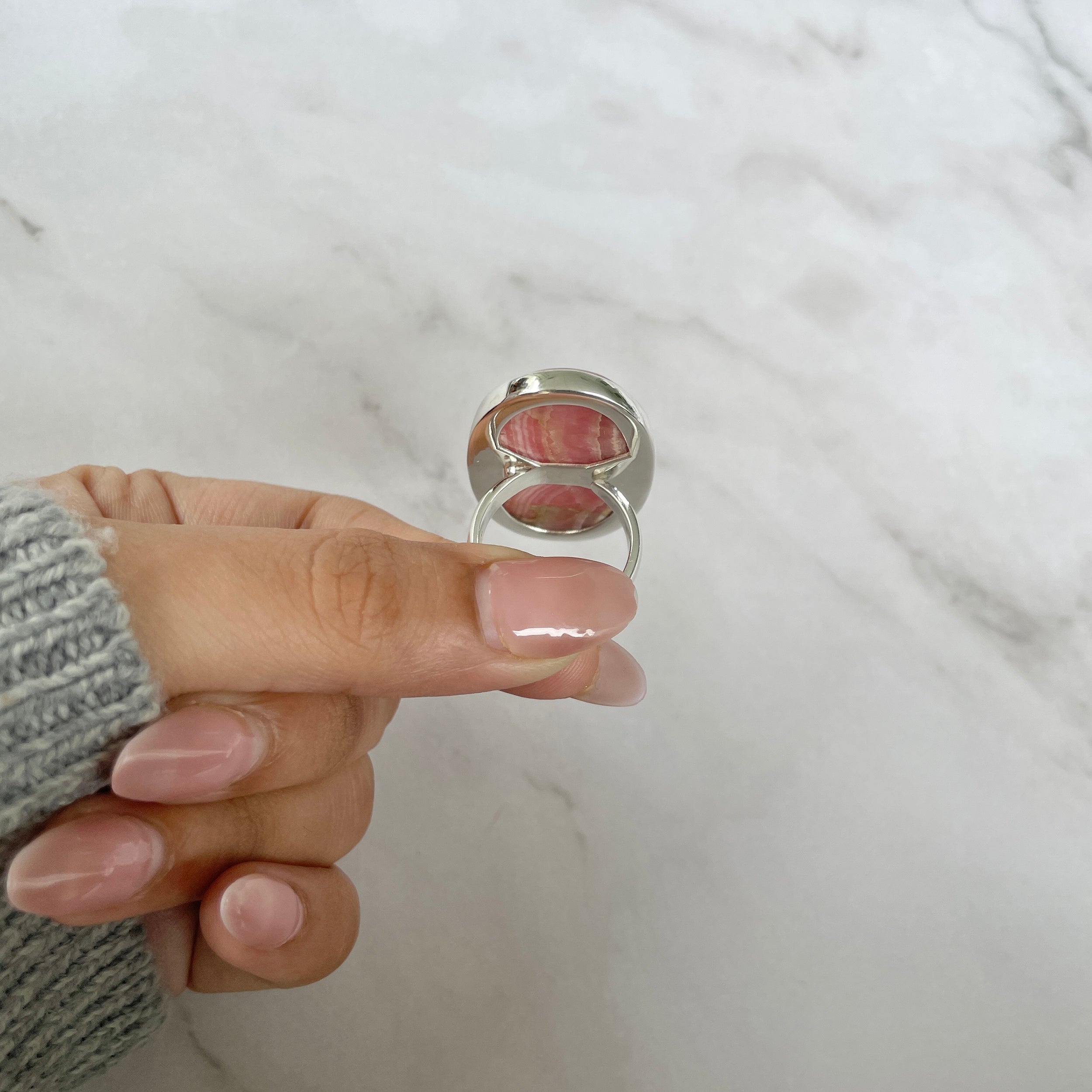 Rhodochrosite Ring-(RDC-R-106.)
