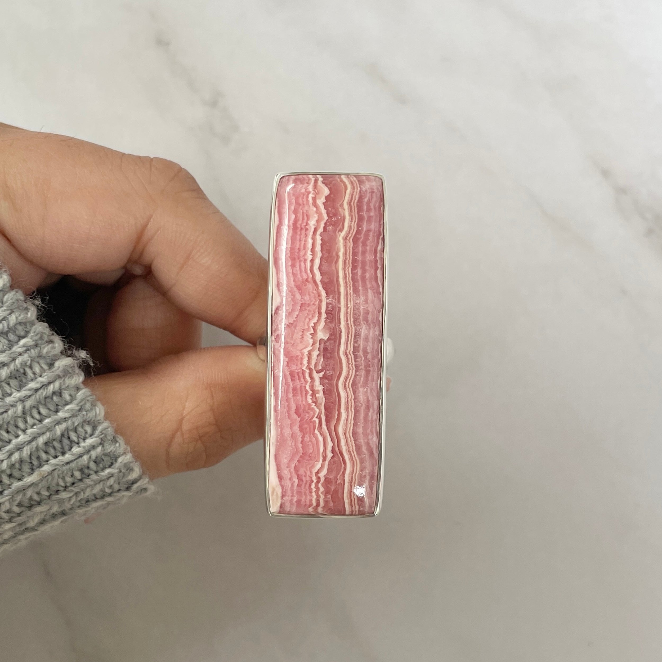 Rhodochrosite Ring-(RDC-R-108.)