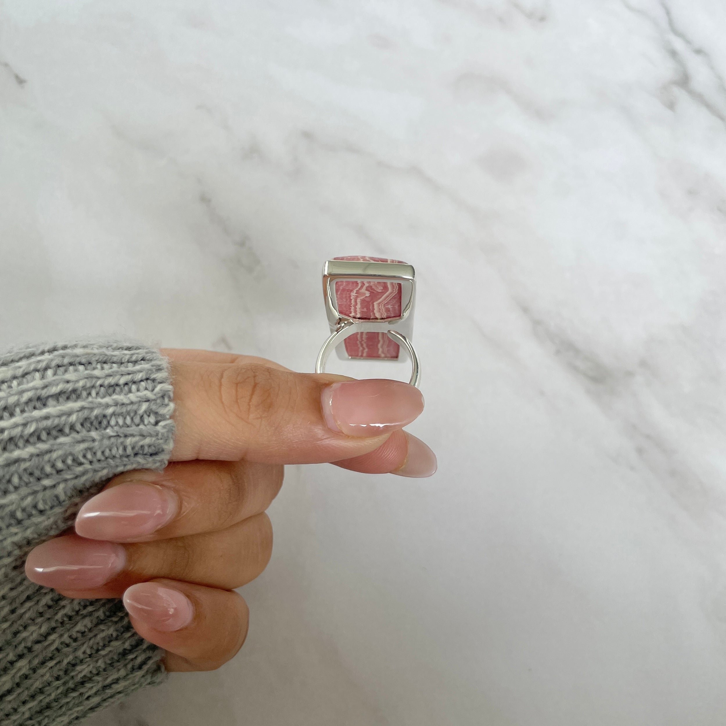Rhodochrosite Ring-(RDC-R-108.)