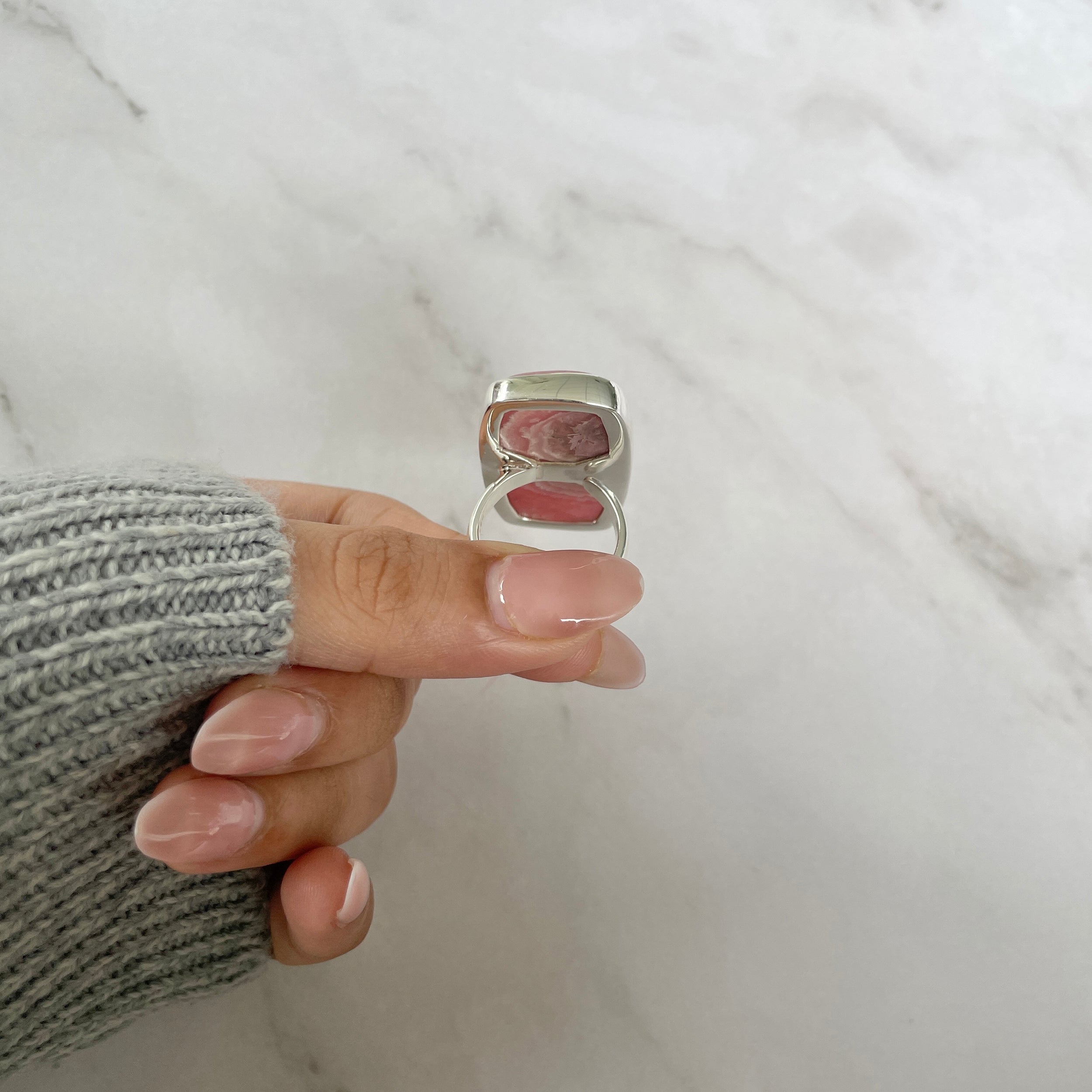 Rhodochrosite Ring-(RDC-R-109.)