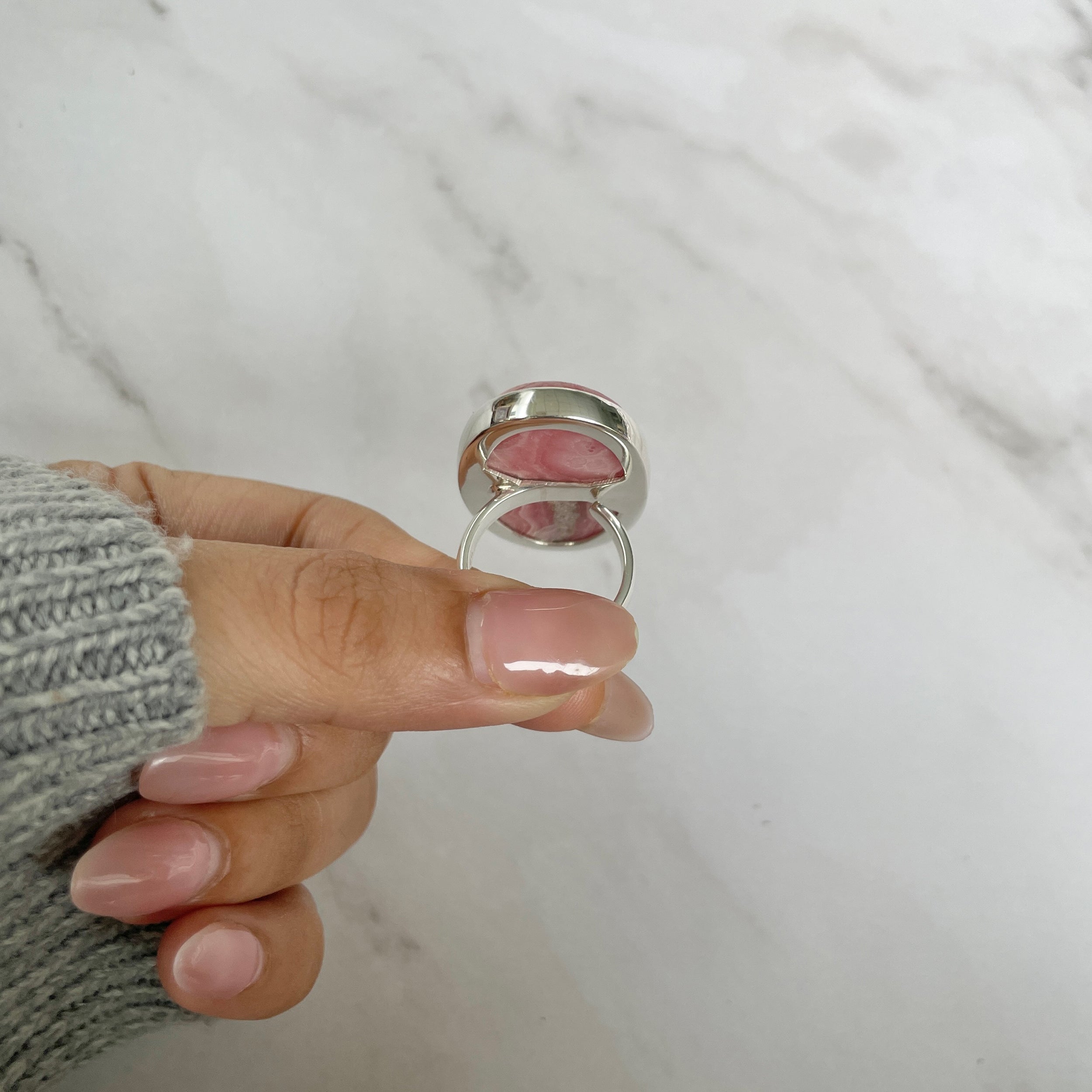 Rhodochrosite Ring-(RDC-R-111.)