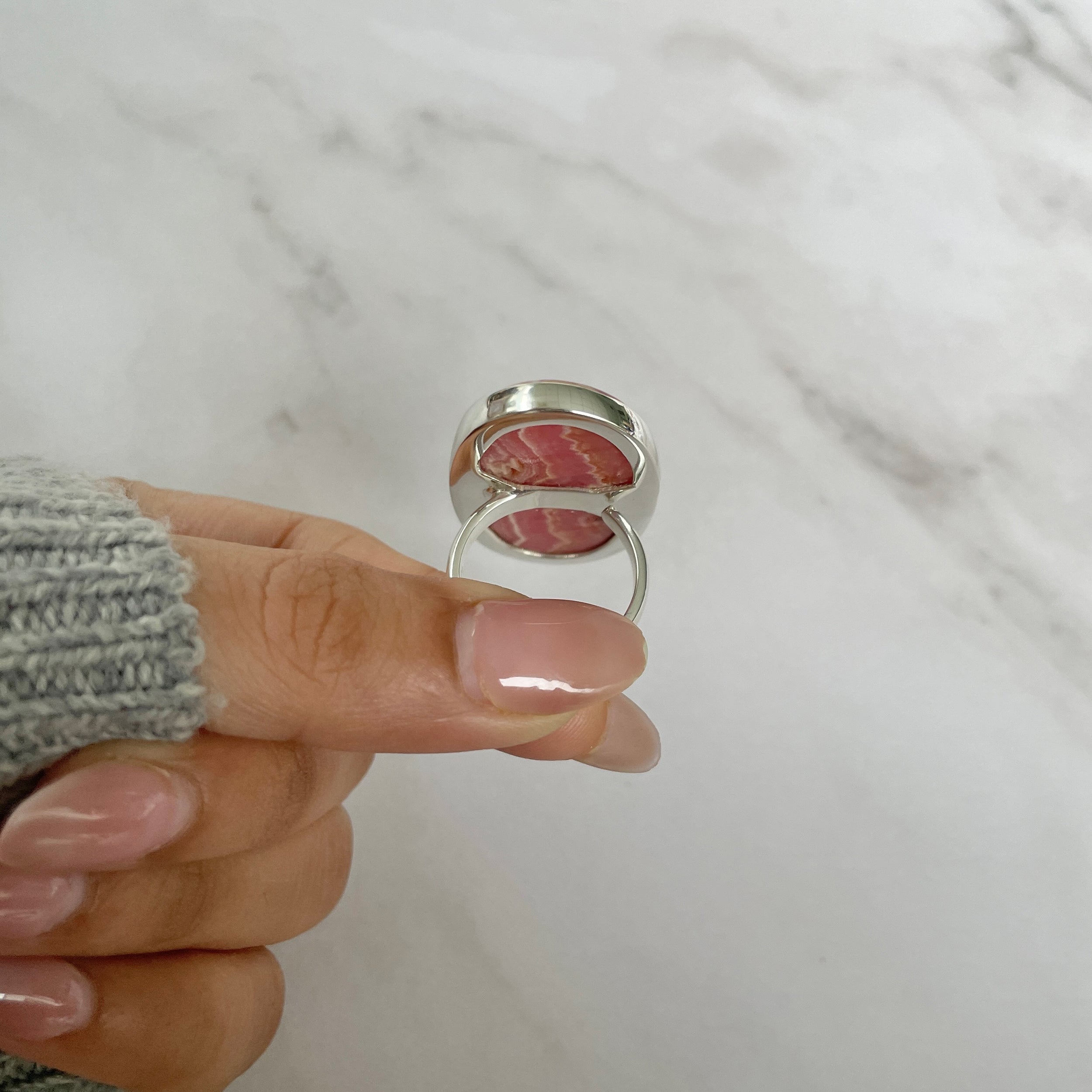 Rhodochrosite Ring-(RDC-R-113.)