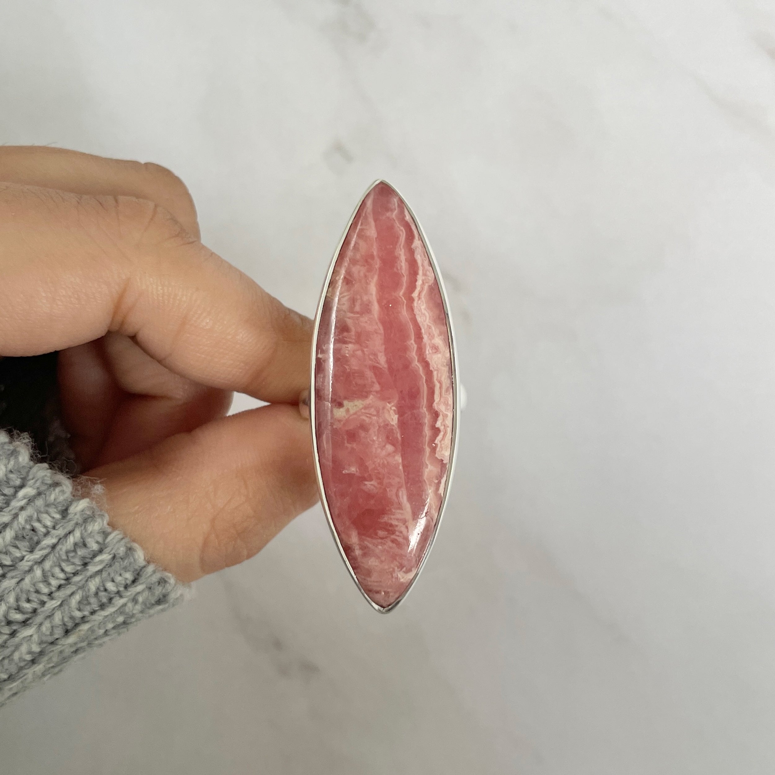 Rhodochrosite Ring-(RDC-R-114.)