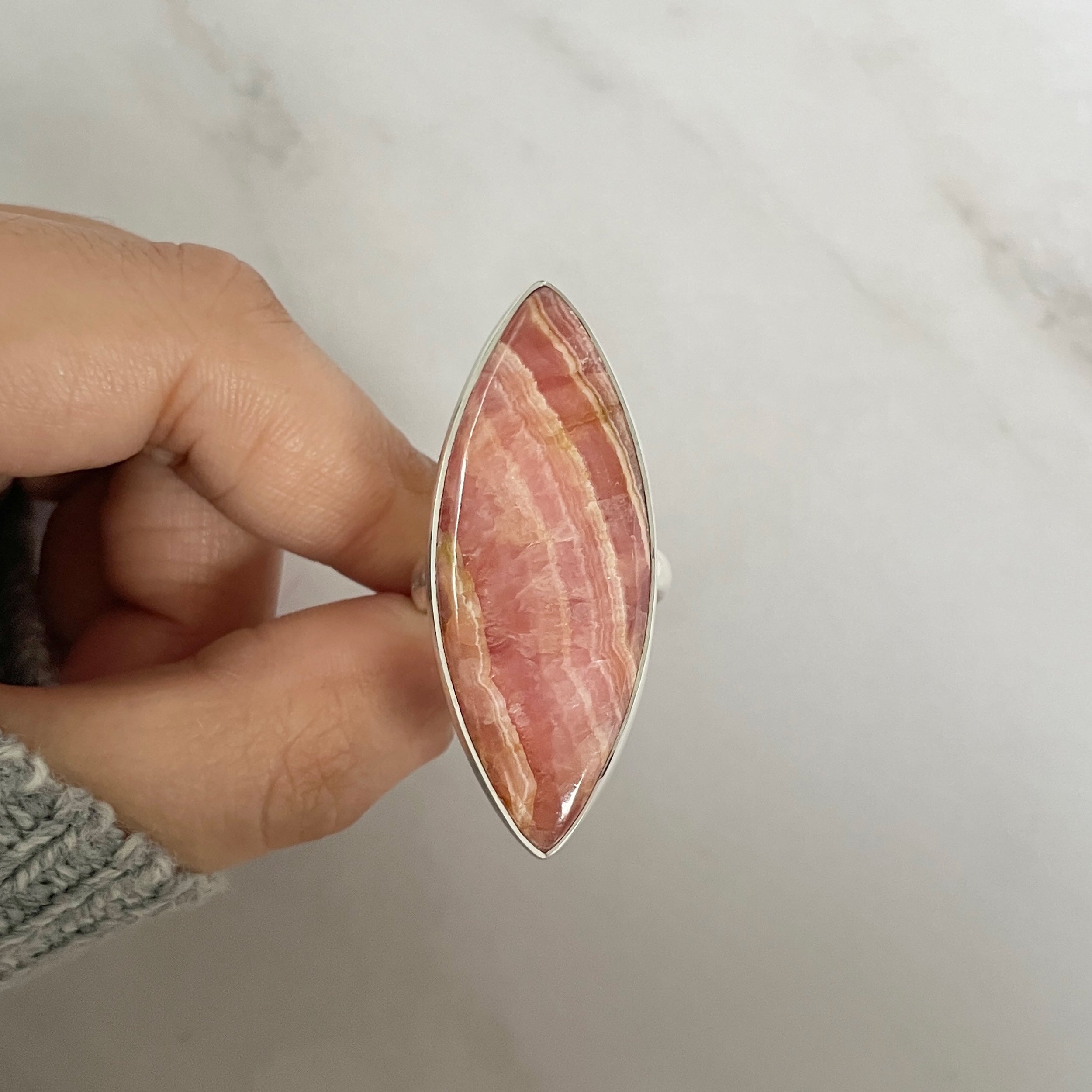 Rhodochrosite Ring-(RDC-R-115.)