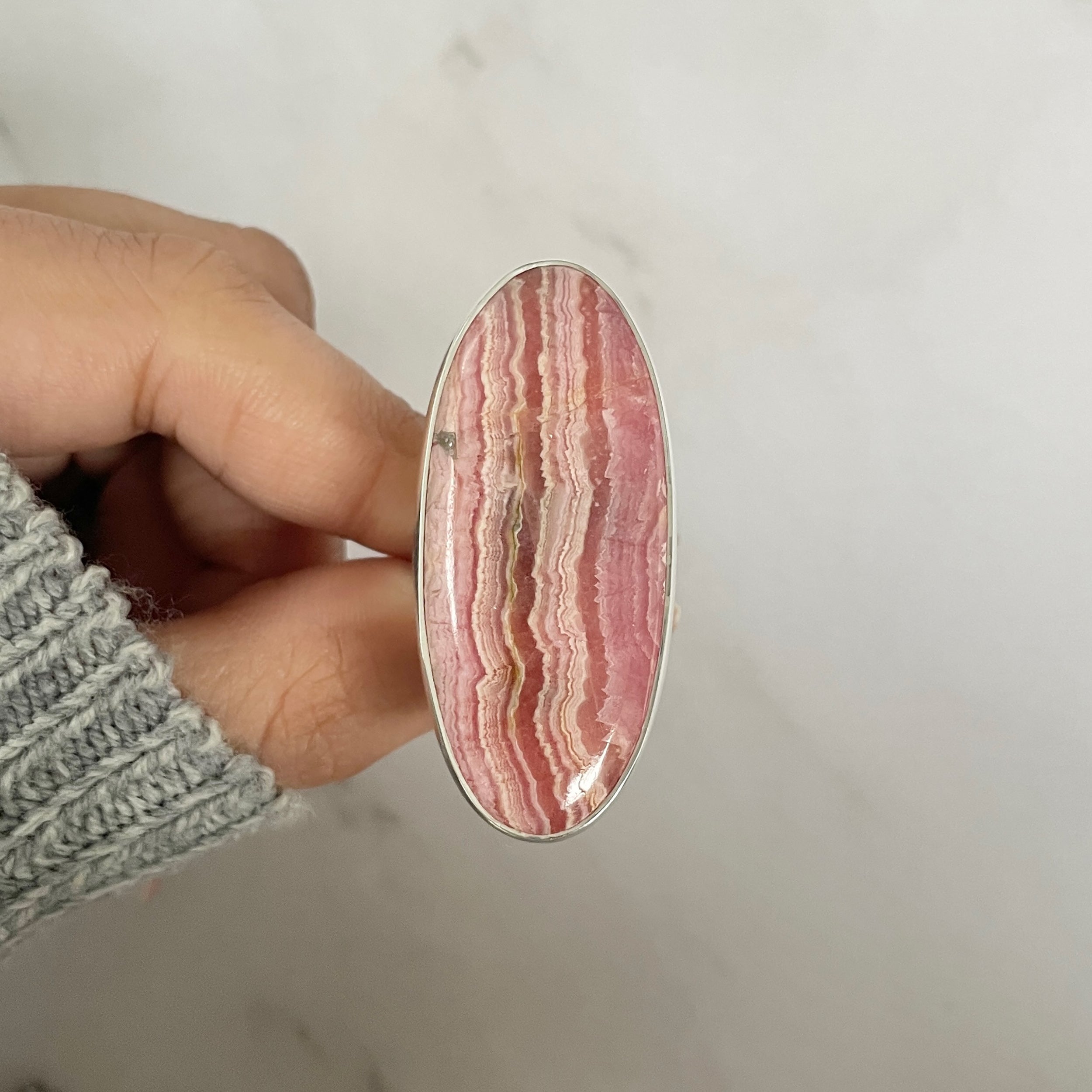 Rhodochrosite Ring-(RDC-R-116.)