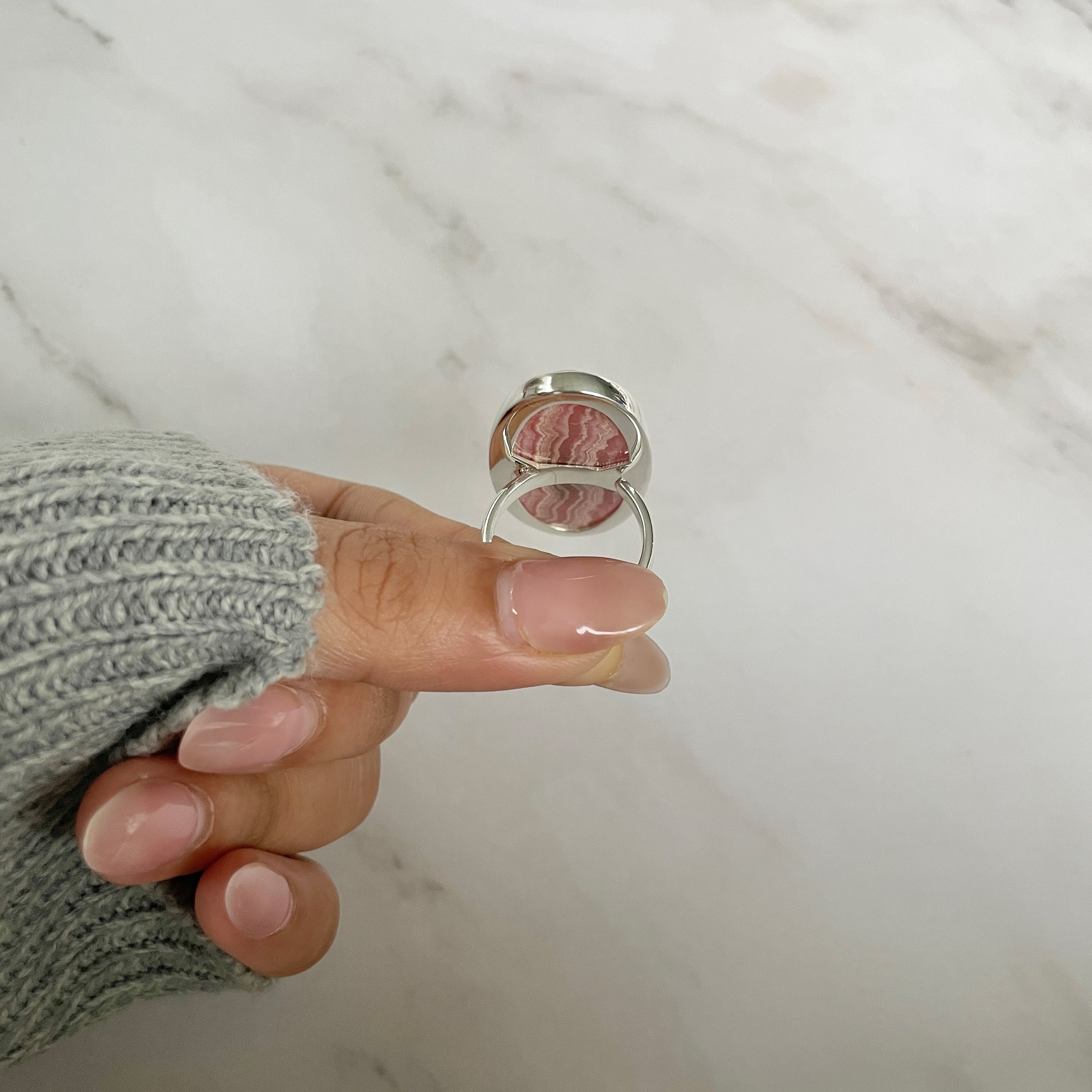 Rhodochrosite Ring-(RDC-R-116.)