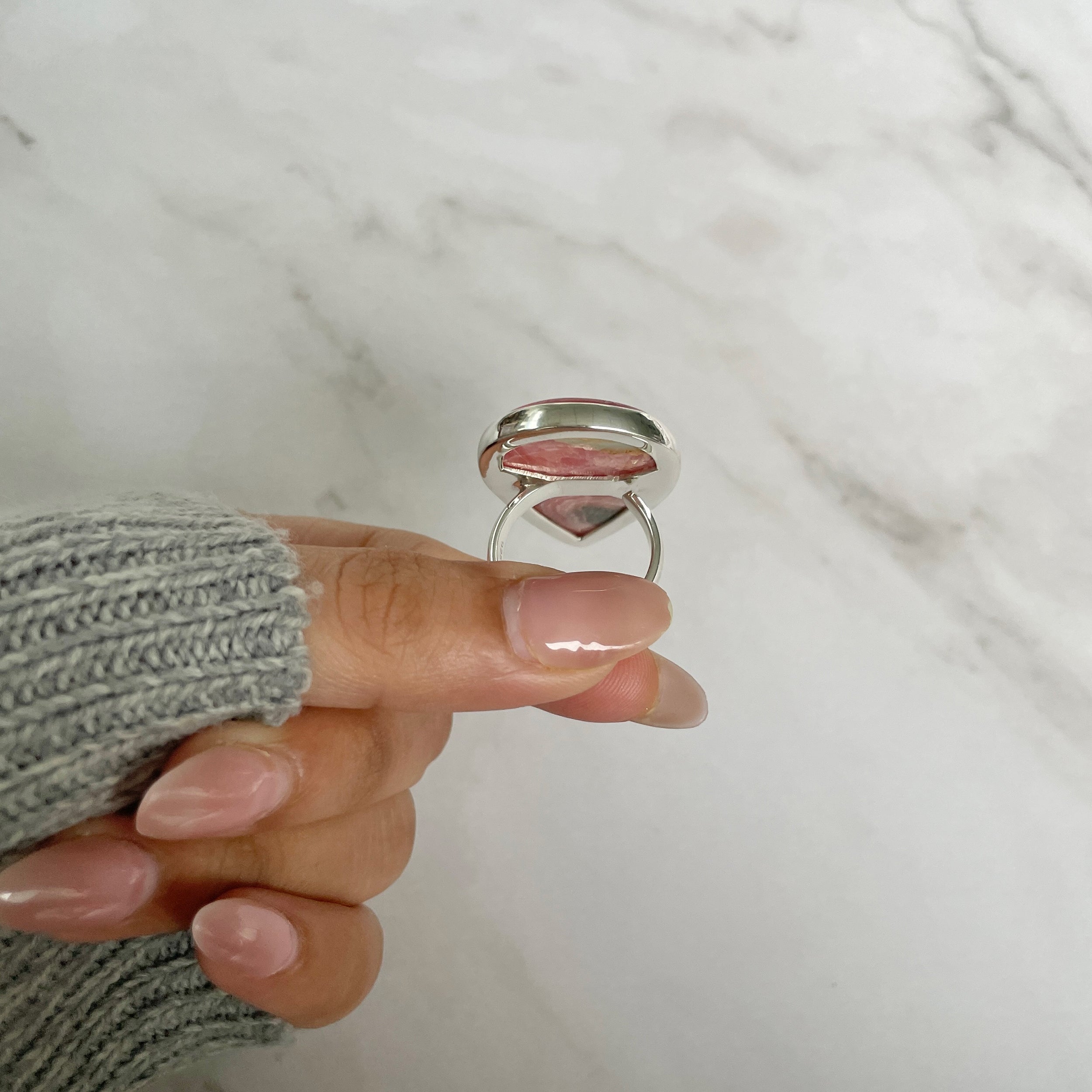 Rhodochrosite Ring-(RDC-R-117.)