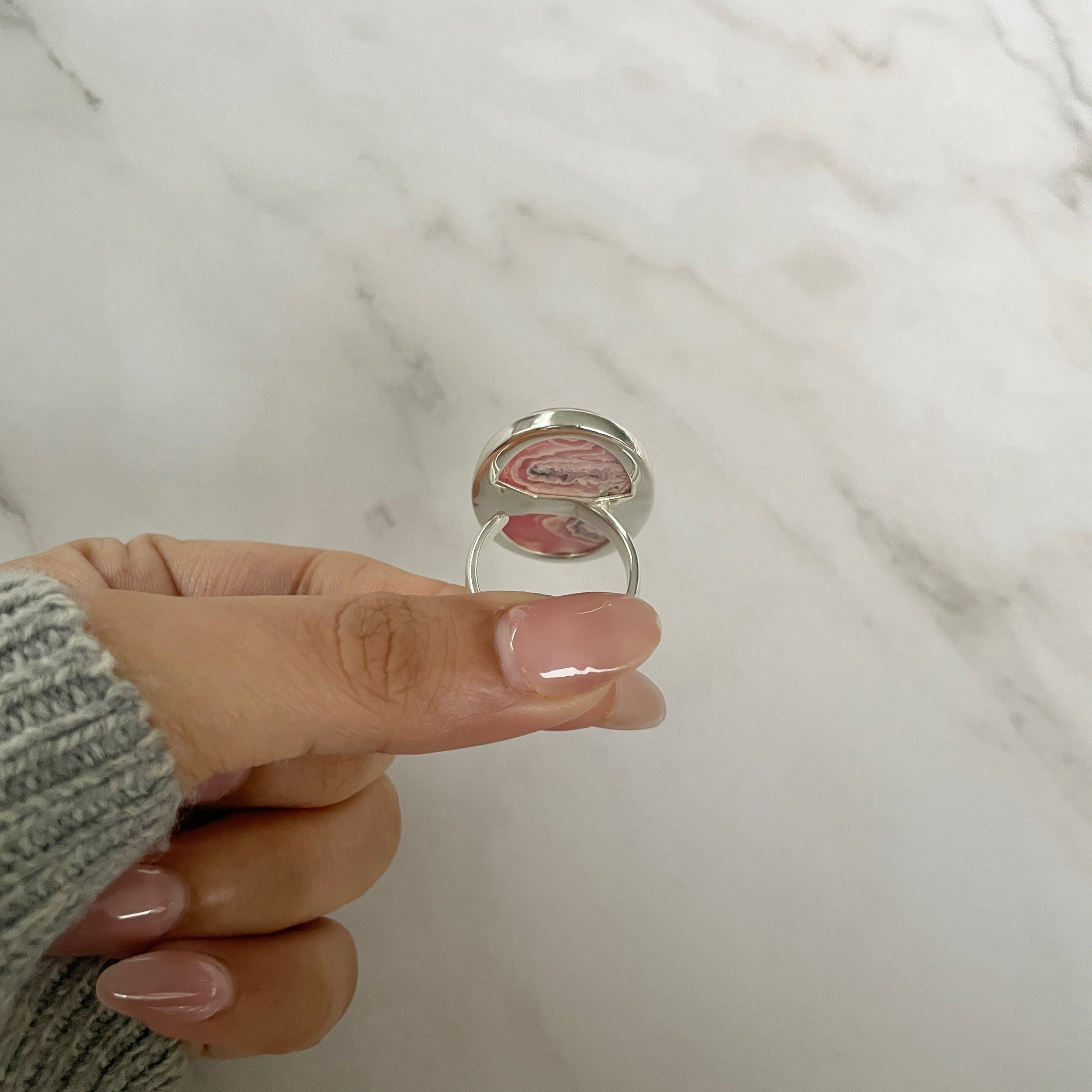 Rhodochrosite Ring-(RDC-R-118.)