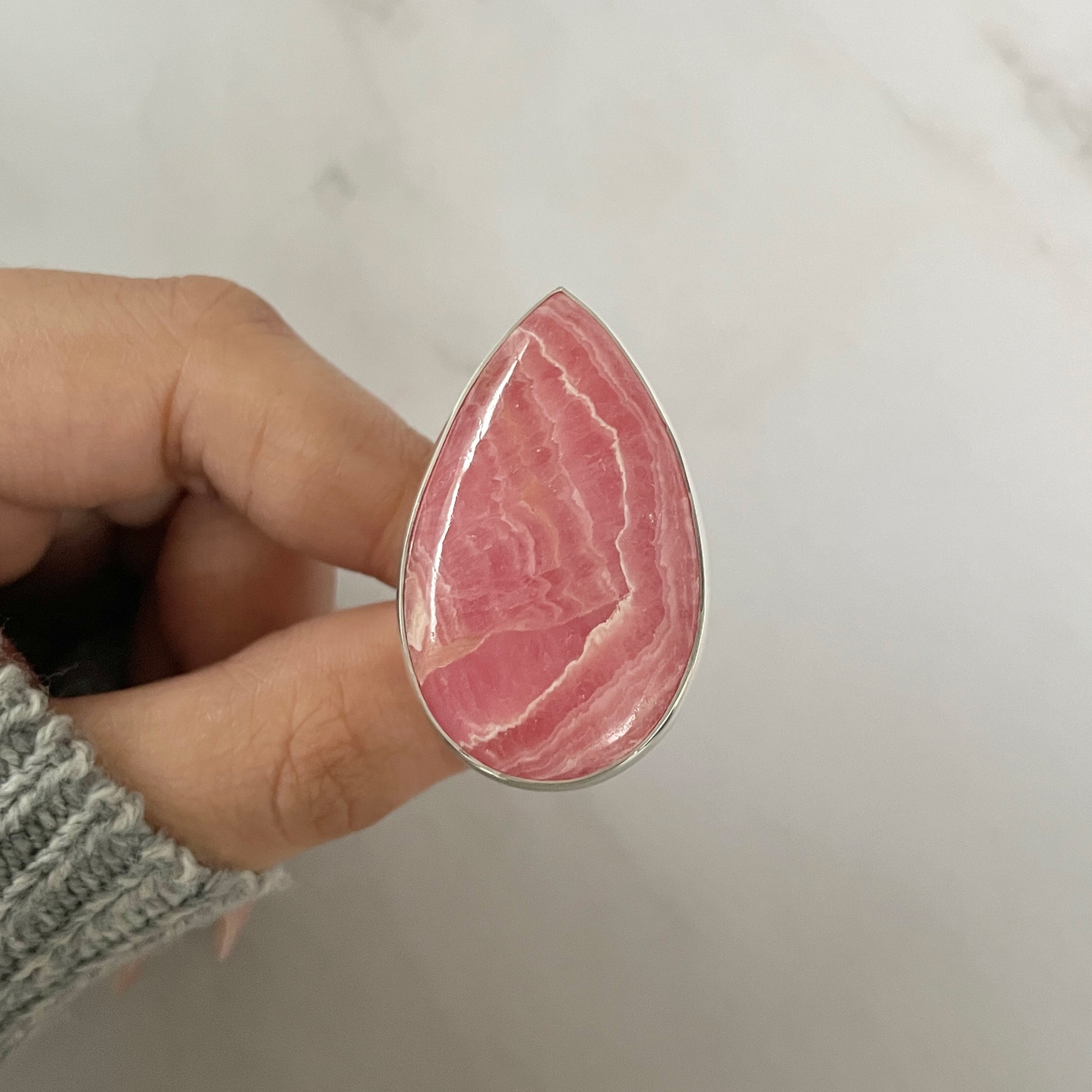 Rhodochrosite Ring-(RDC-R-119.)