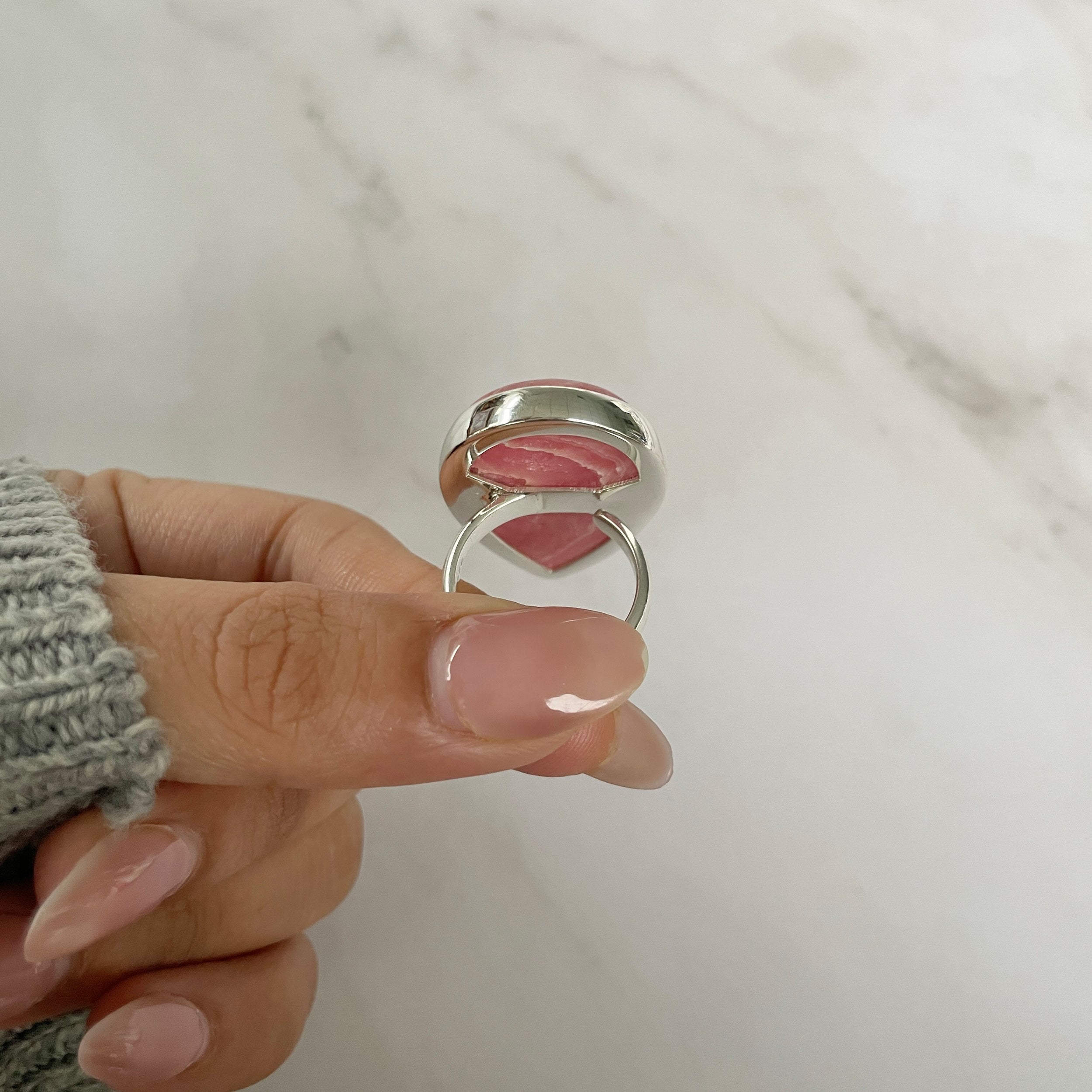 Rhodochrosite Ring-(RDC-R-119.)
