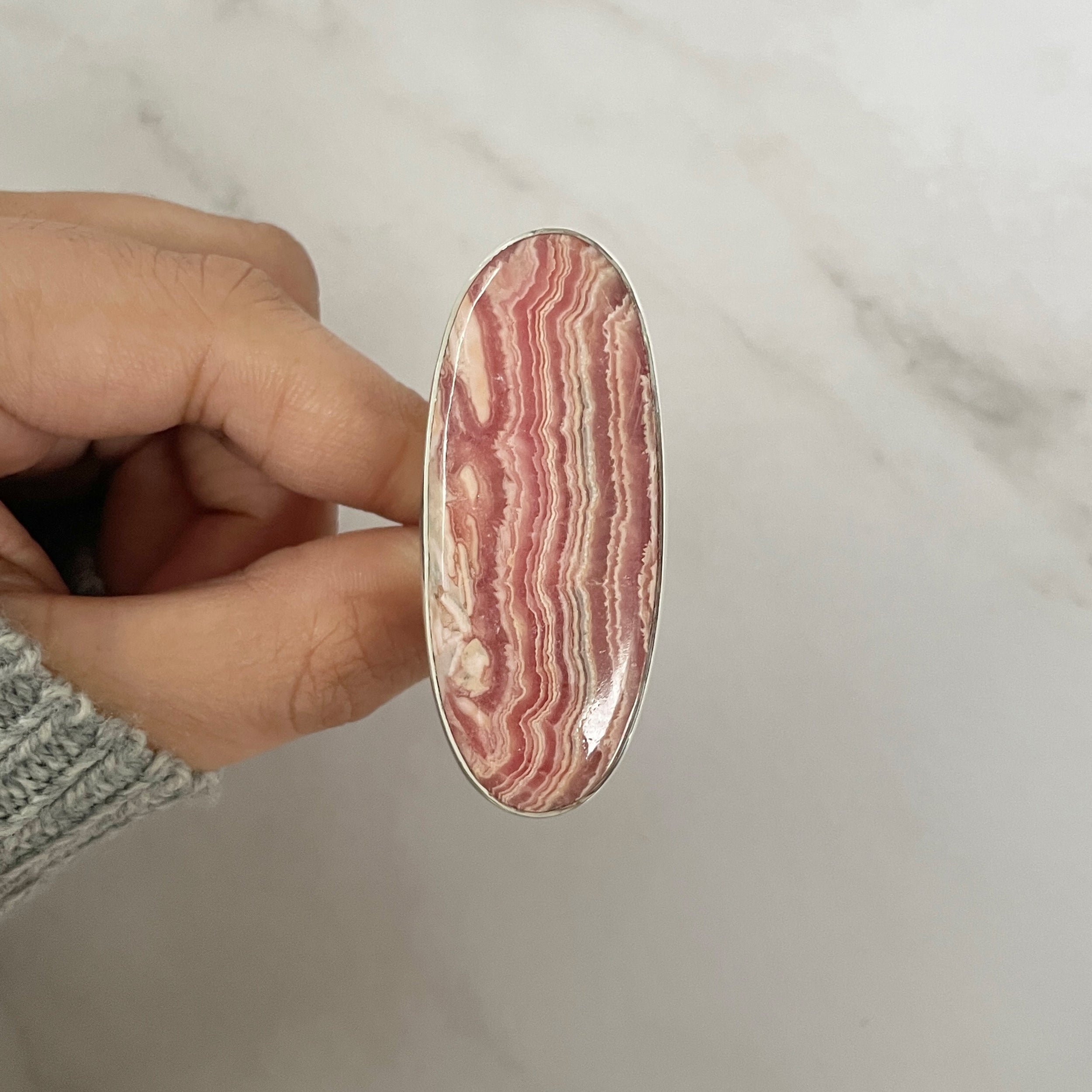 Rhodochrosite Ring-(RDC-R-121.)