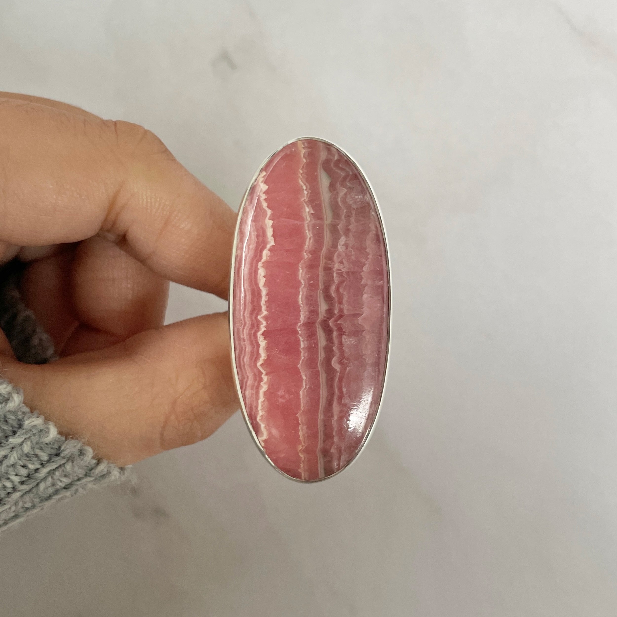Rhodochrosite Ring-(RDC-R-124.)