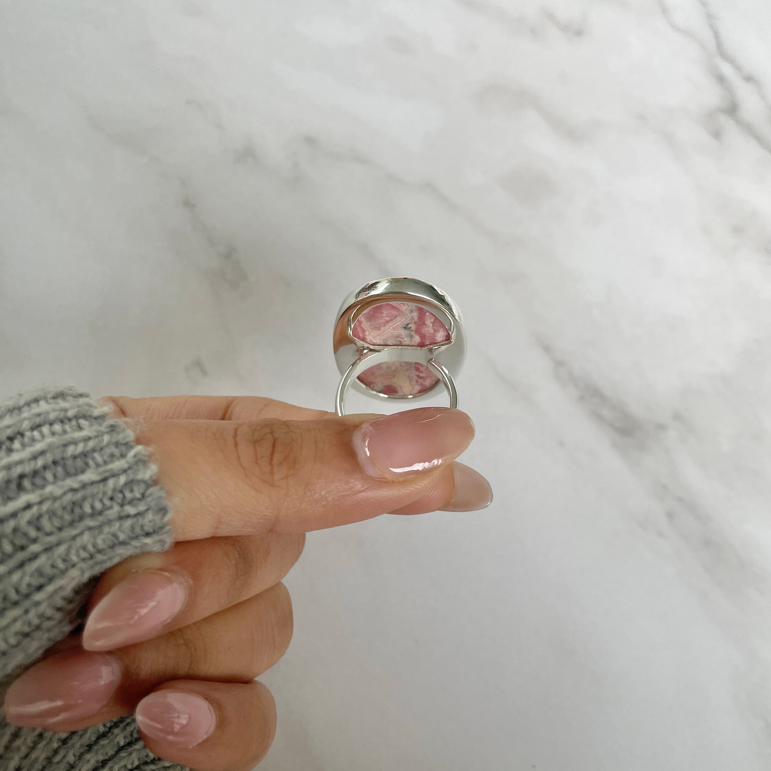 Rhodochrosite Ring-(RDC-R-125.)