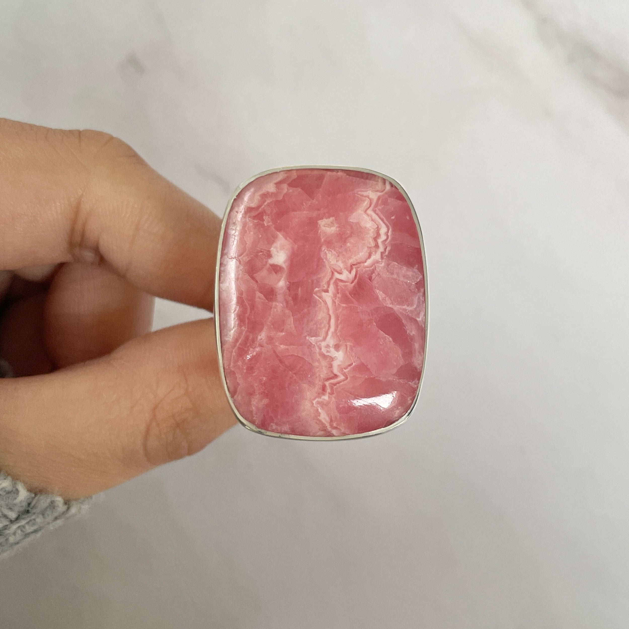 Rhodochrosite Ring-(RDC-R-126.)
