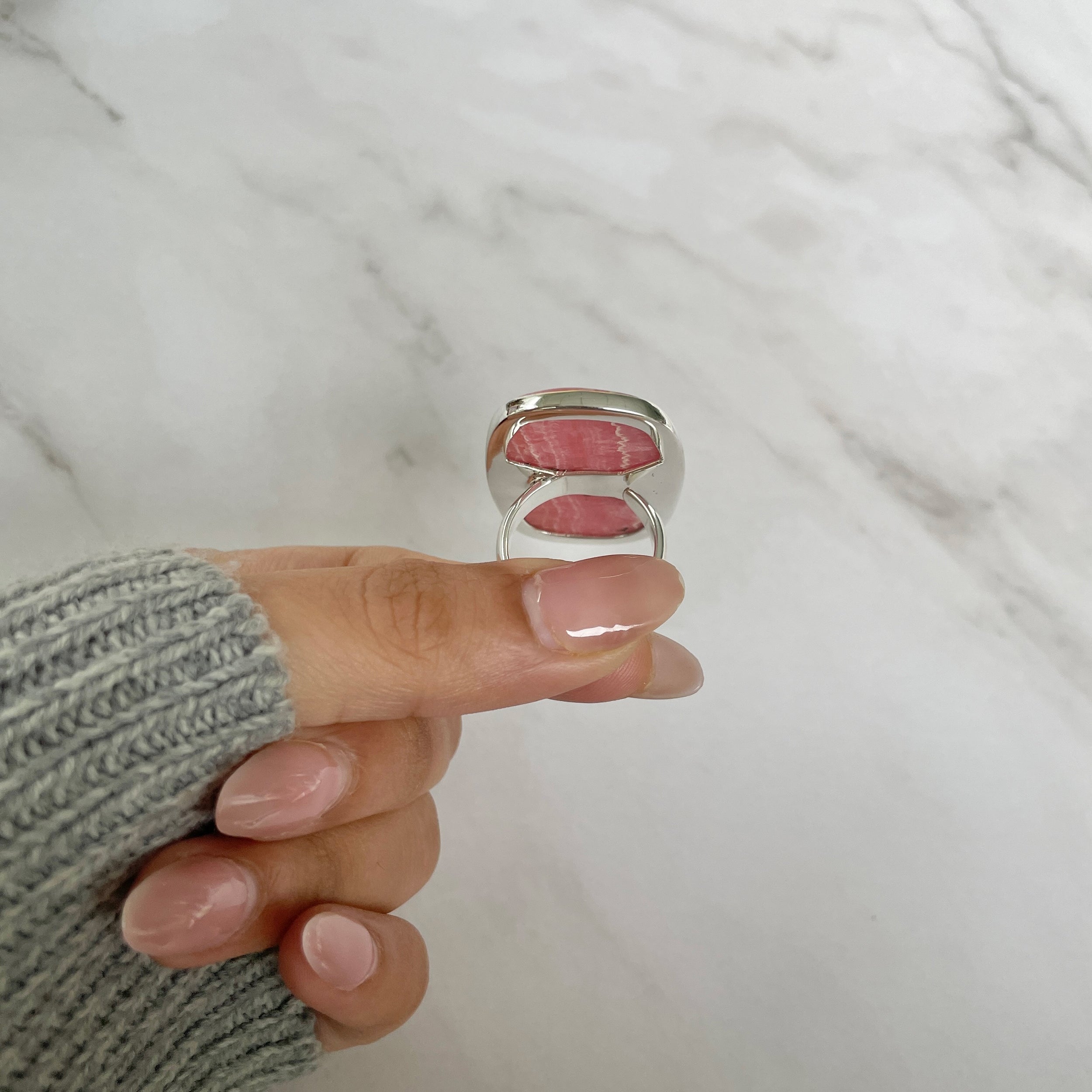 Rhodochrosite Ring-(RDC-R-127.)