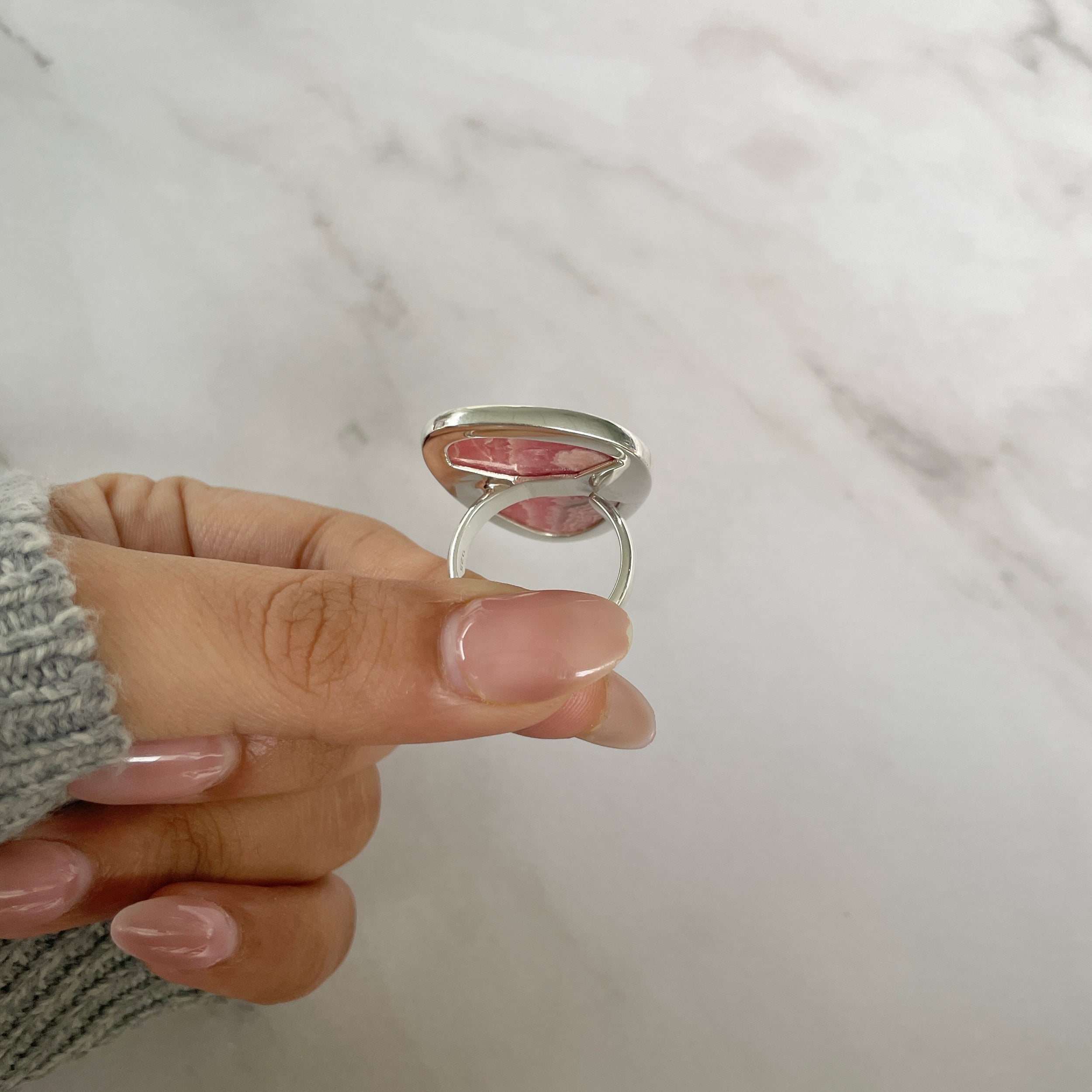 Rhodochrosite Ring-(RDC-R-128.)