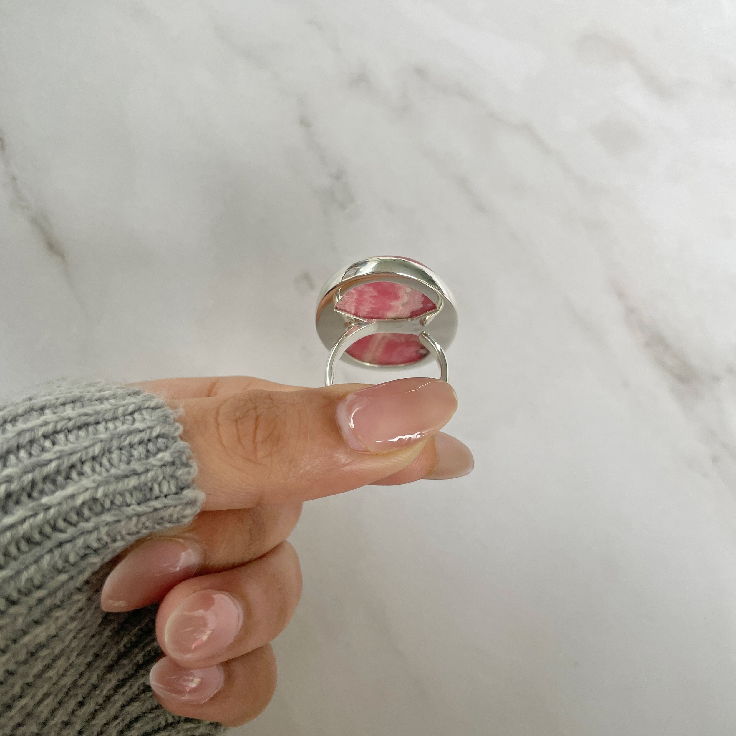 Rhodochrosite Ring-(RDC-R-129.)