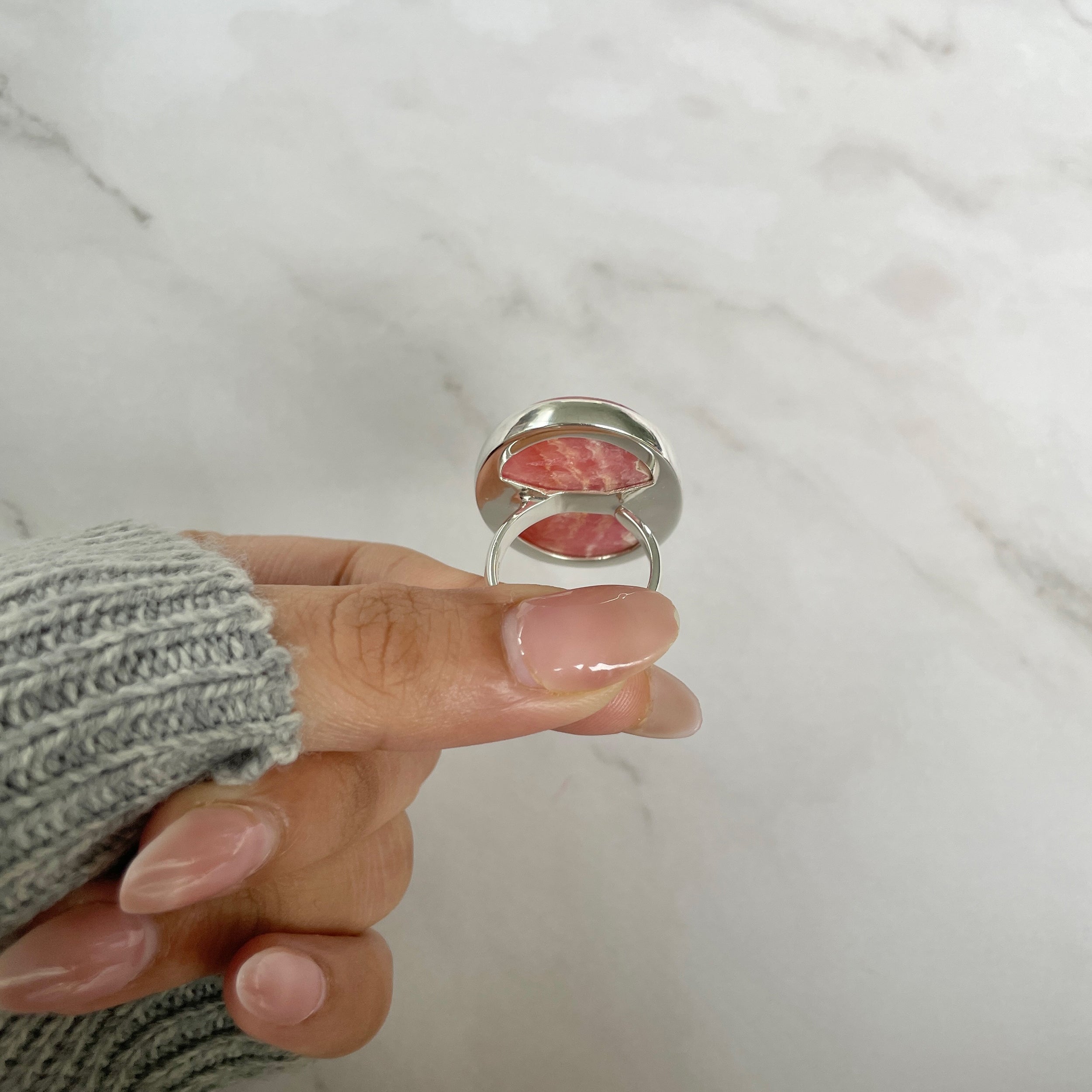 Rhodochrosite Ring-(RDC-R-131.)