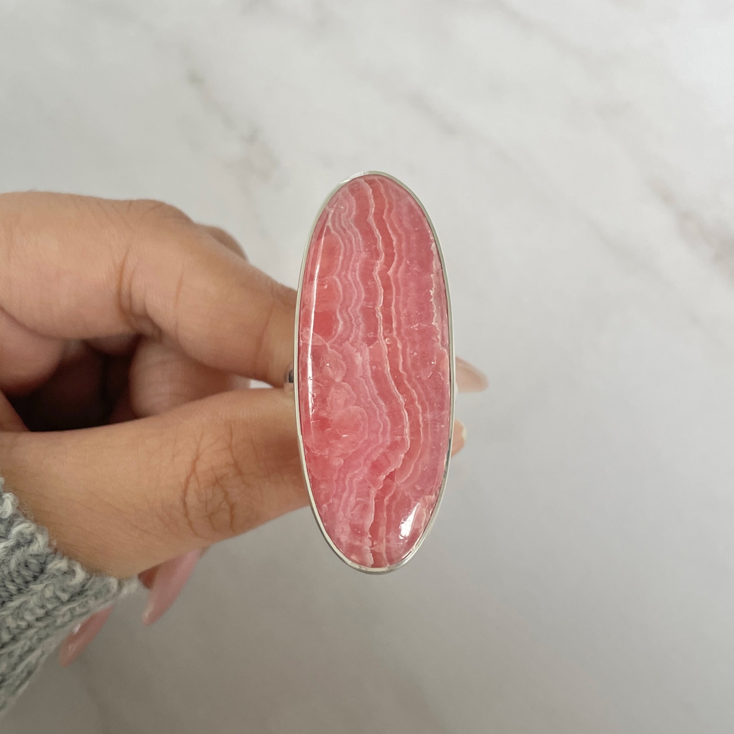 Rhodochrosite Ring-(RDC-R-133.)
