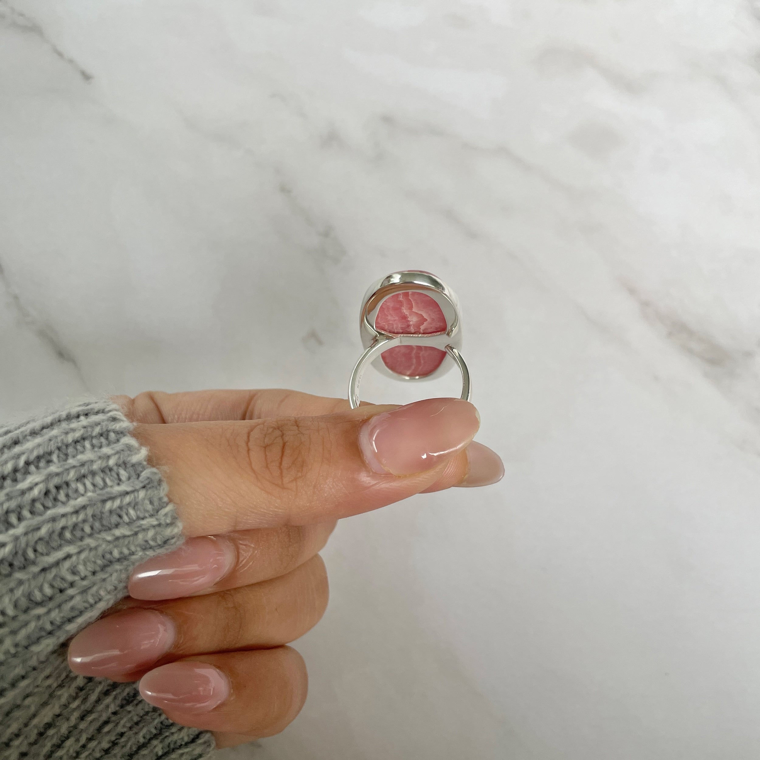 Rhodochrosite Ring-(RDC-R-133.)