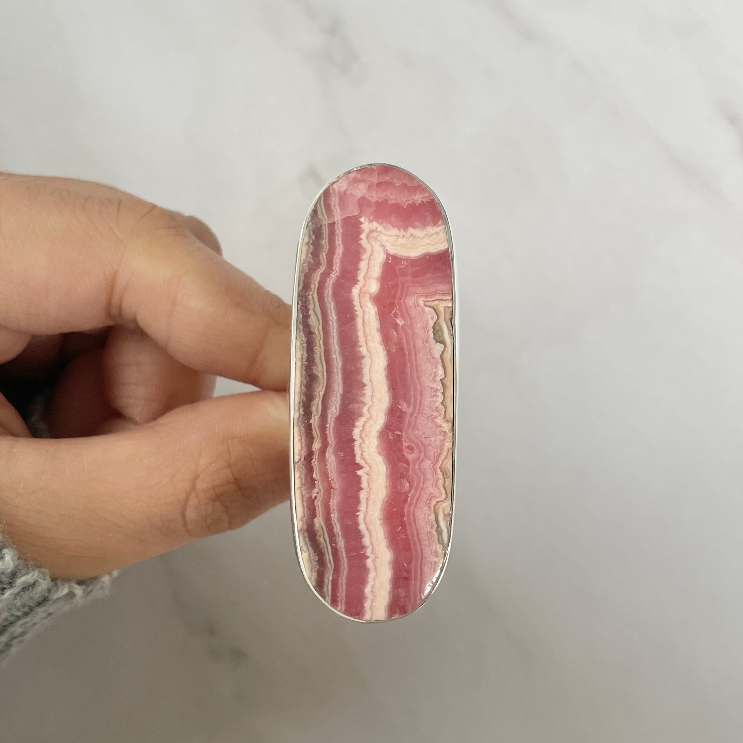 Rhodochrosite Ring-(RDC-R-134.)