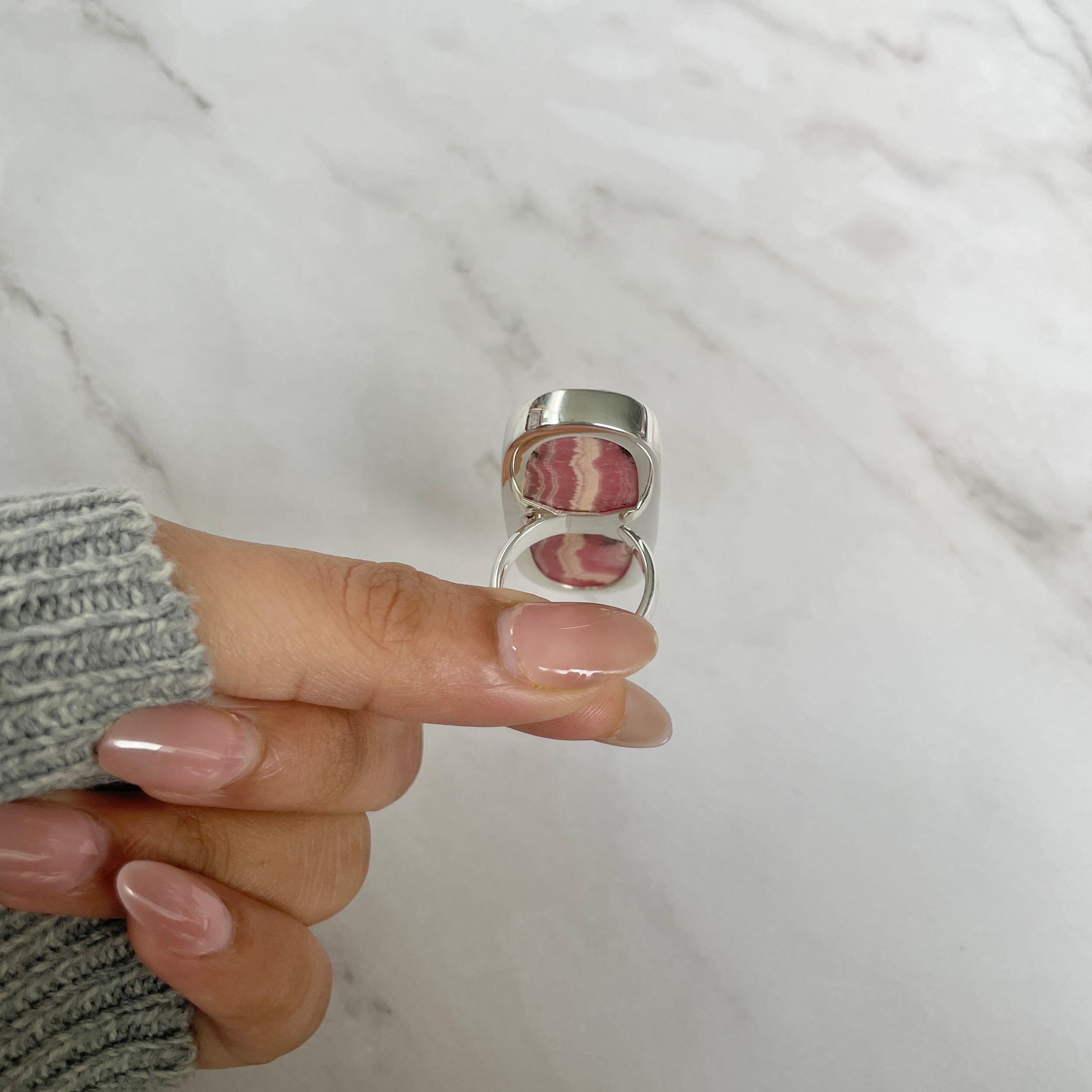 Rhodochrosite Ring-(RDC-R-134.)