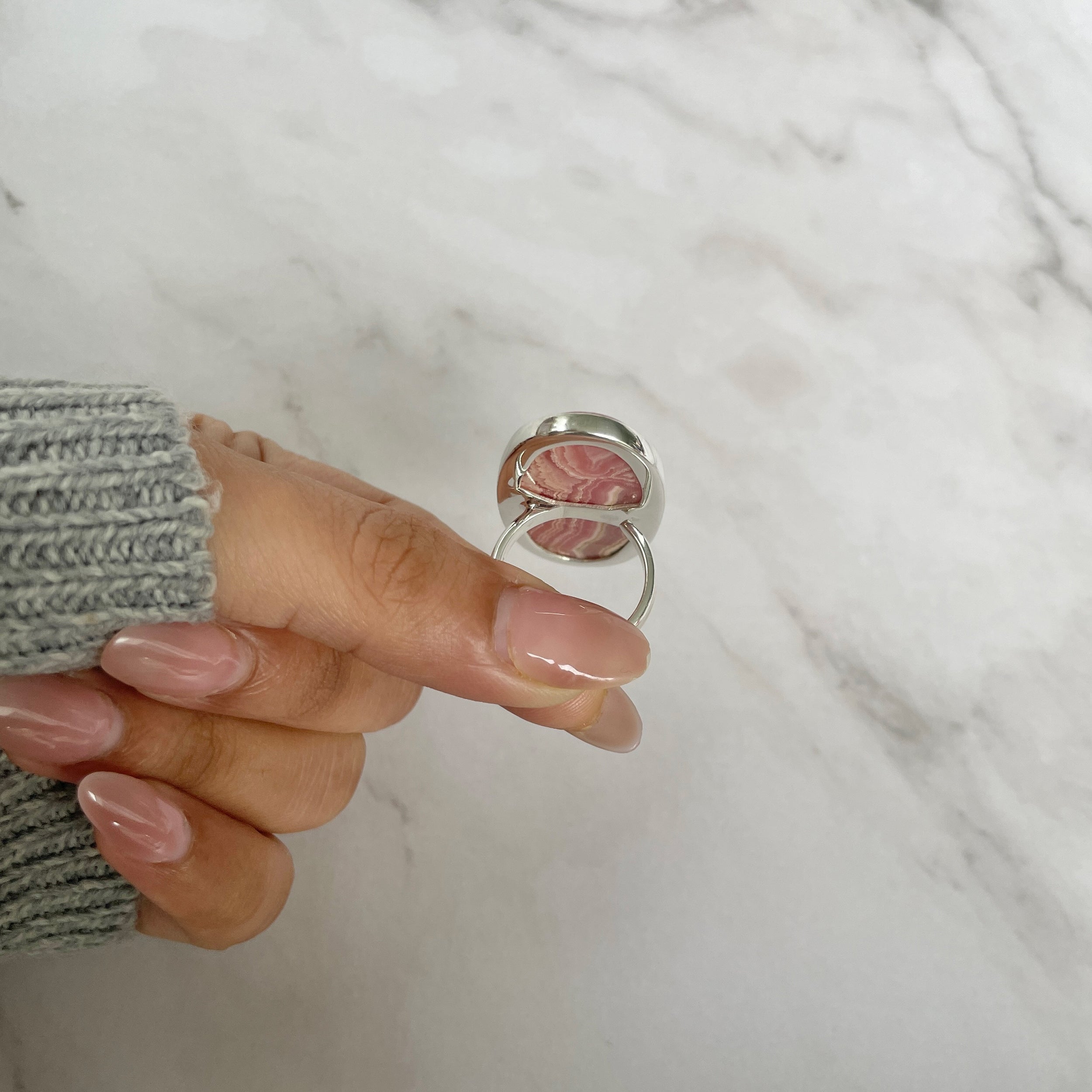 Rhodochrosite Ring-(RDC-R-135.)