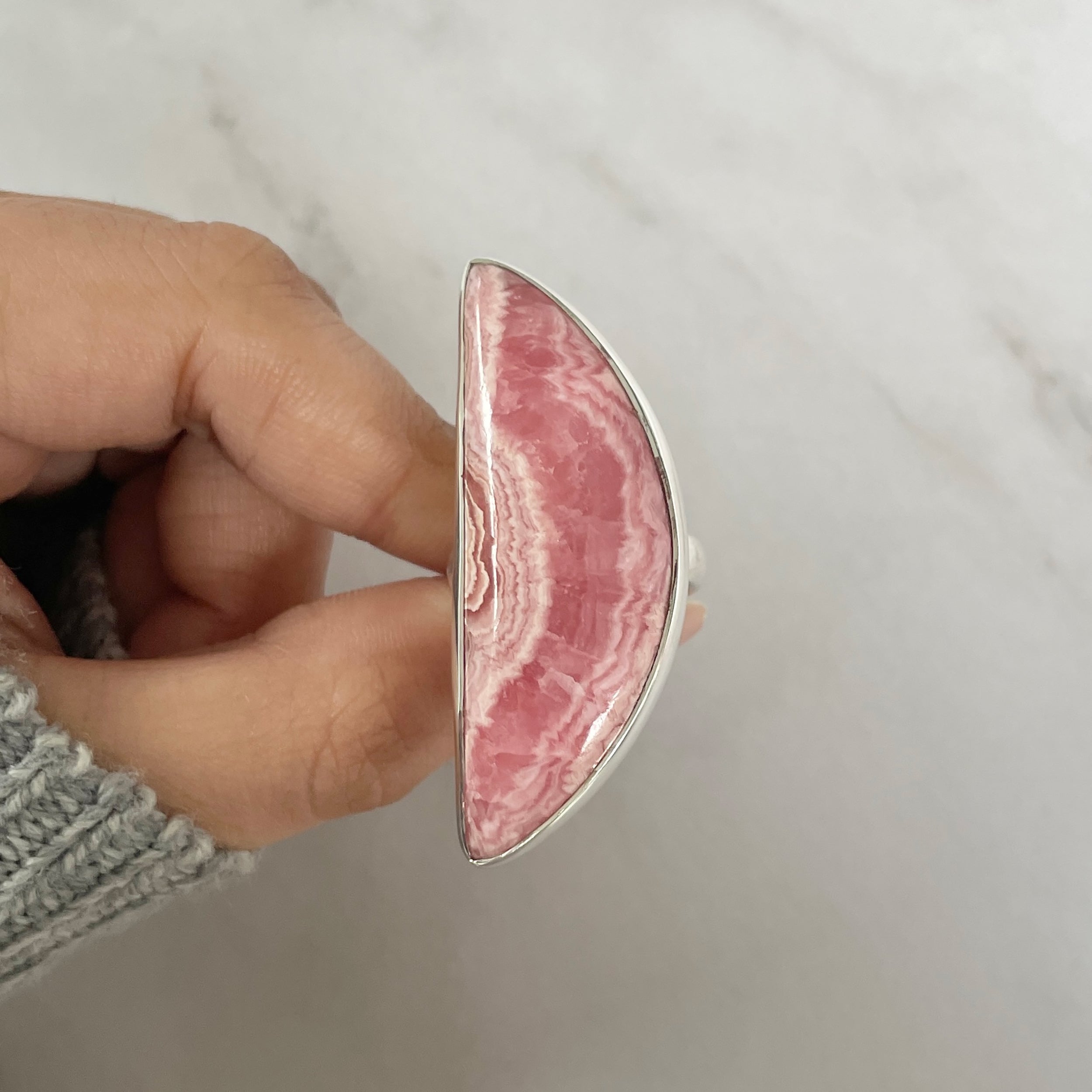 Rhodochrosite Ring-(RDC-R-136.)