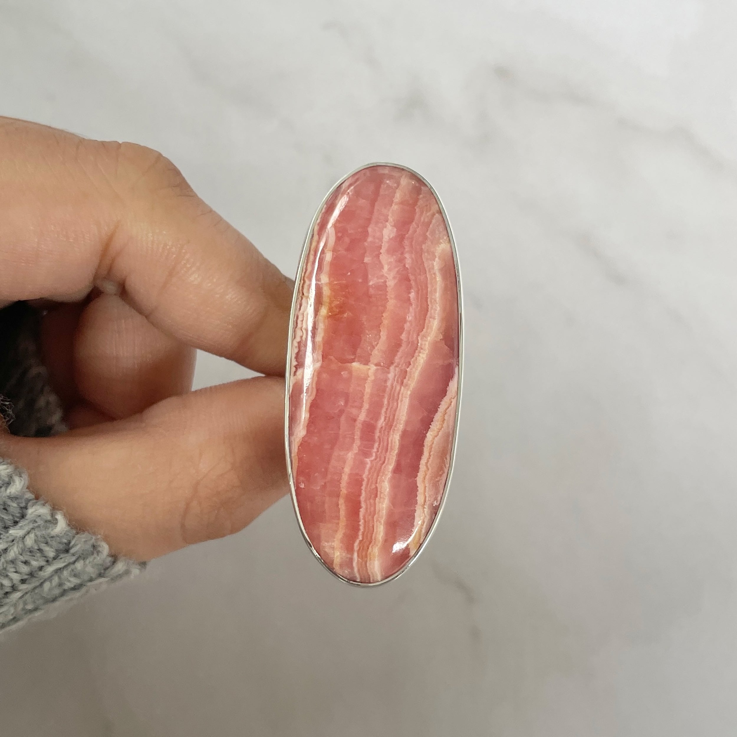 Rhodochrosite Ring-(RDC-R-137.)