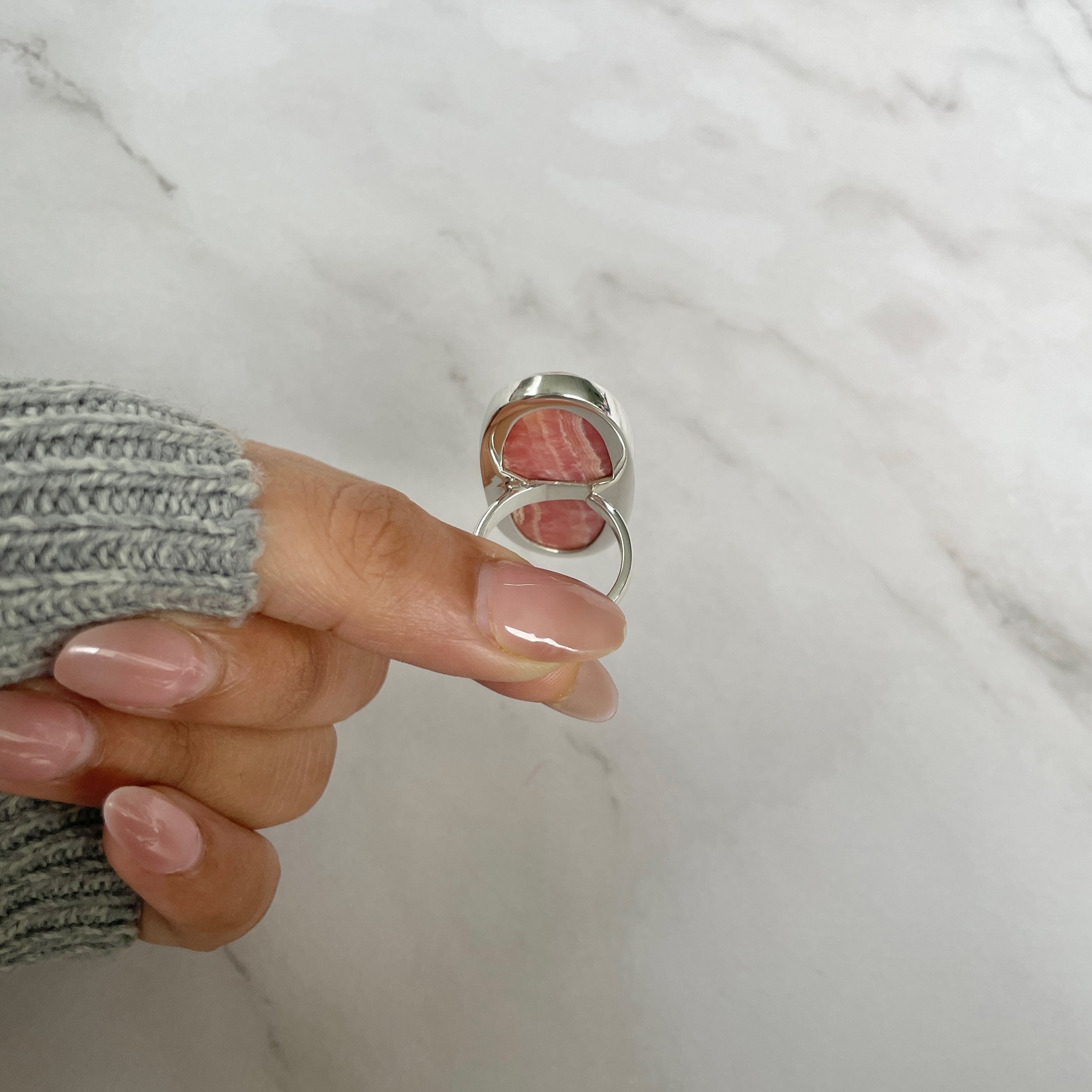 Rhodochrosite Ring-(RDC-R-137.)