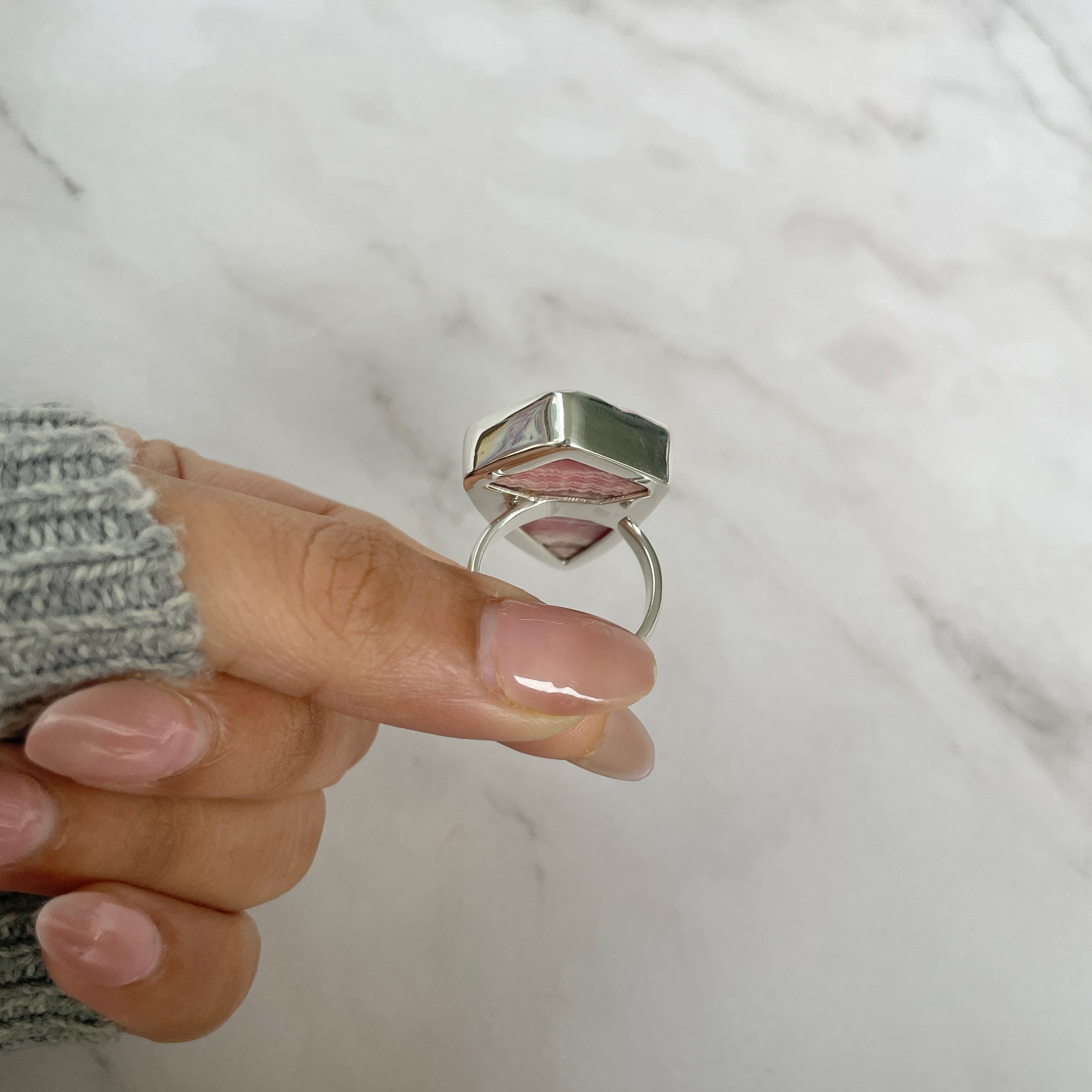 Rhodochrosite Ring-(RDC-R-138.)