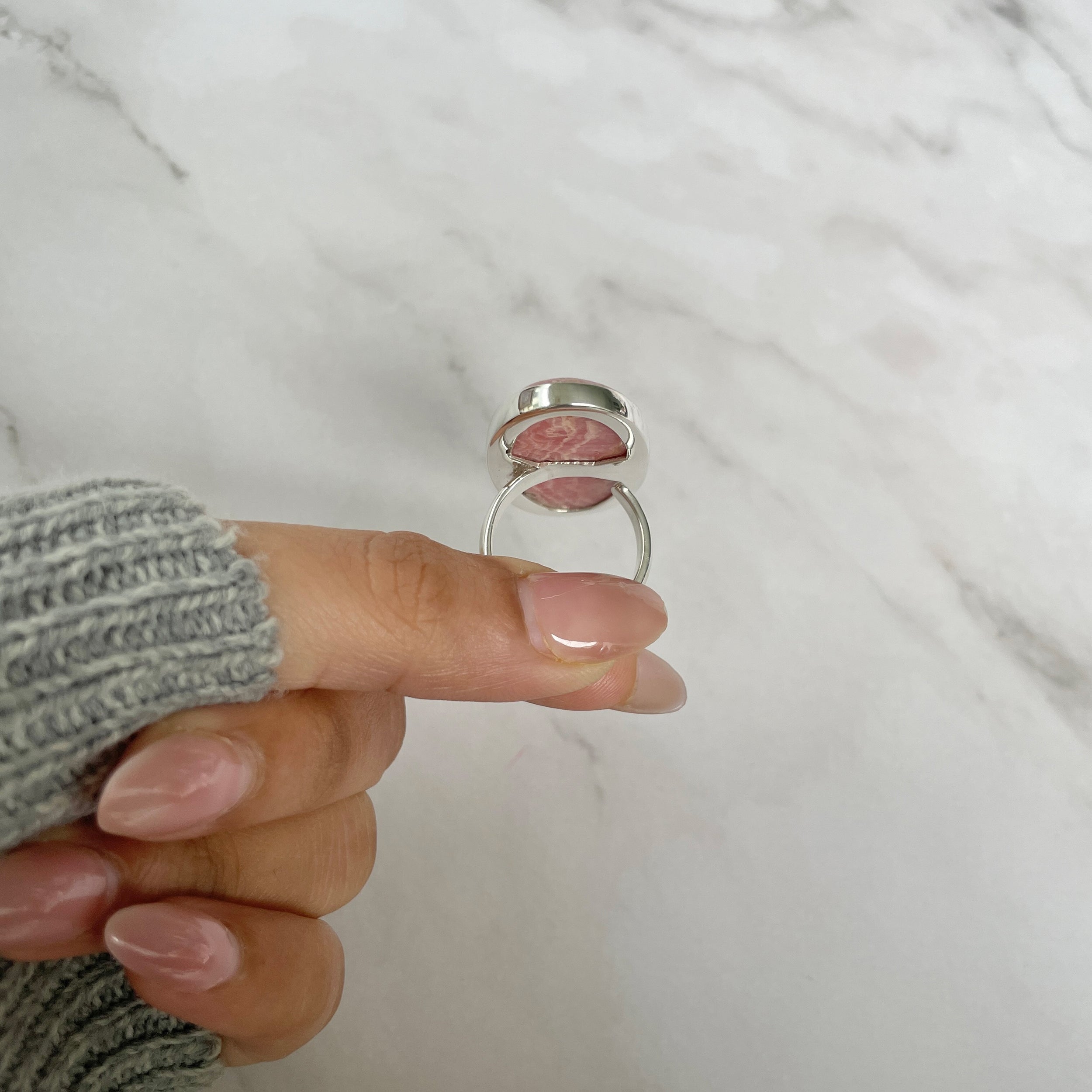 Rhodochrosite Ring-(RDC-R-139.)