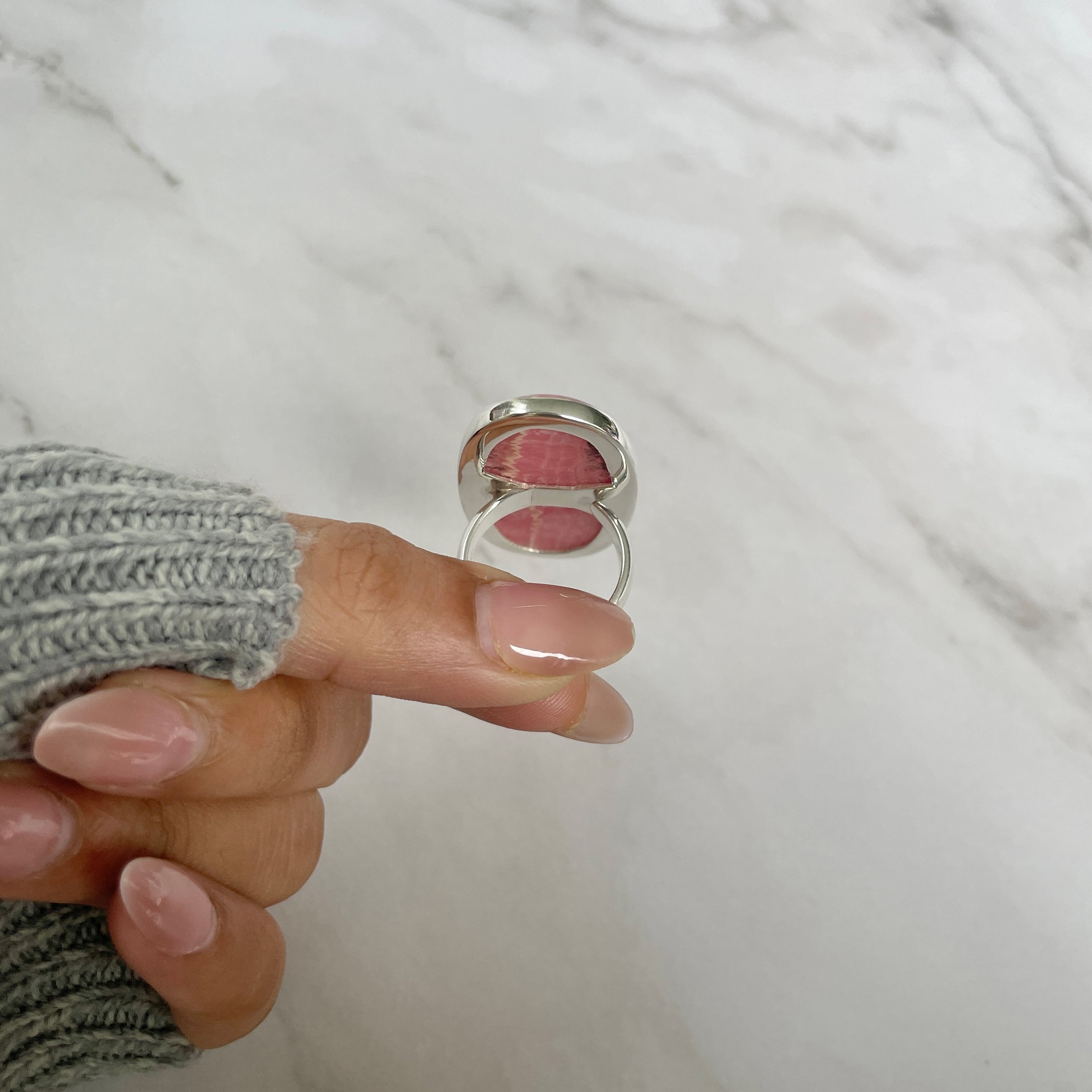 Rhodochrosite Ring-(RDC-R-140.)