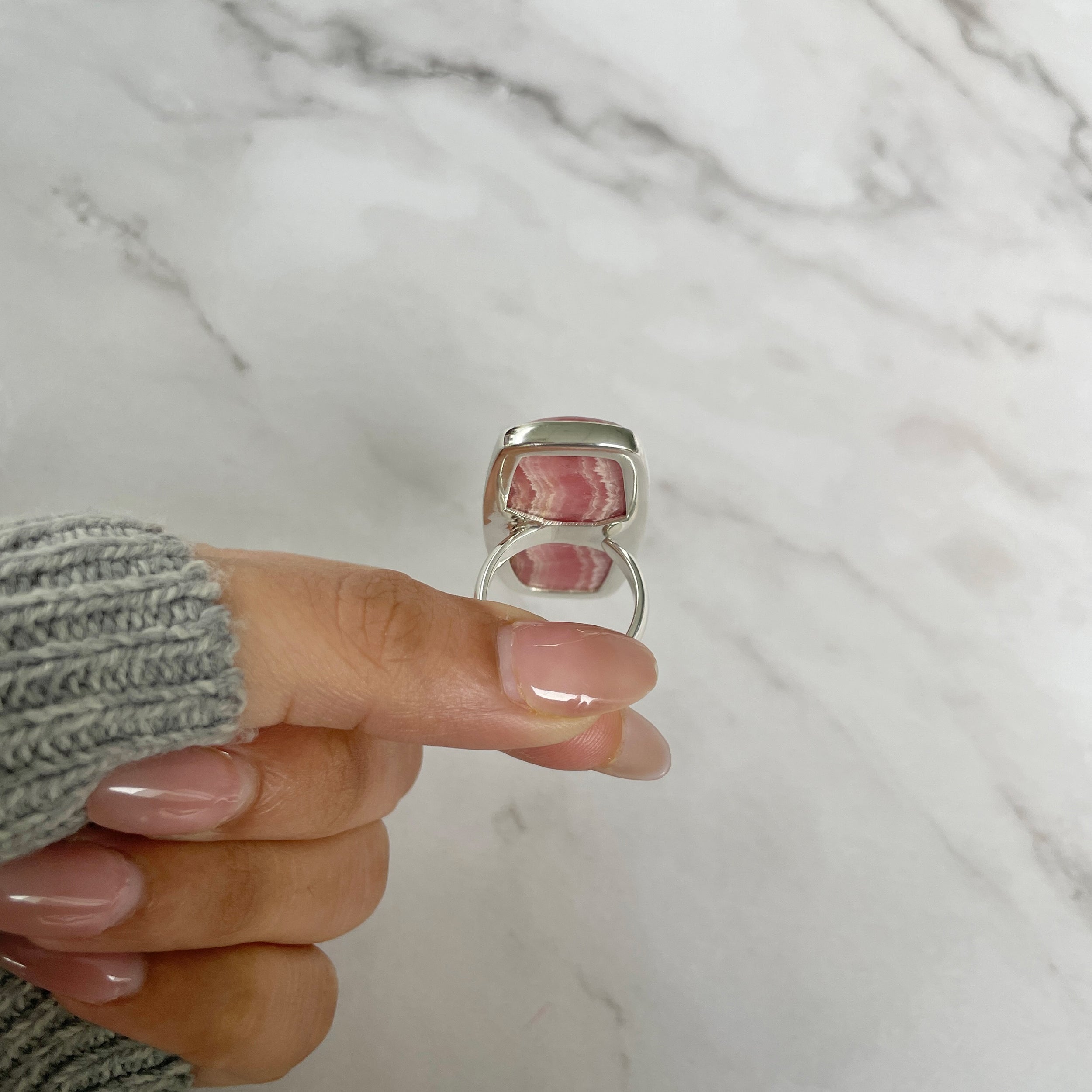 Rhodochrosite Ring-(RDC-R-142.)