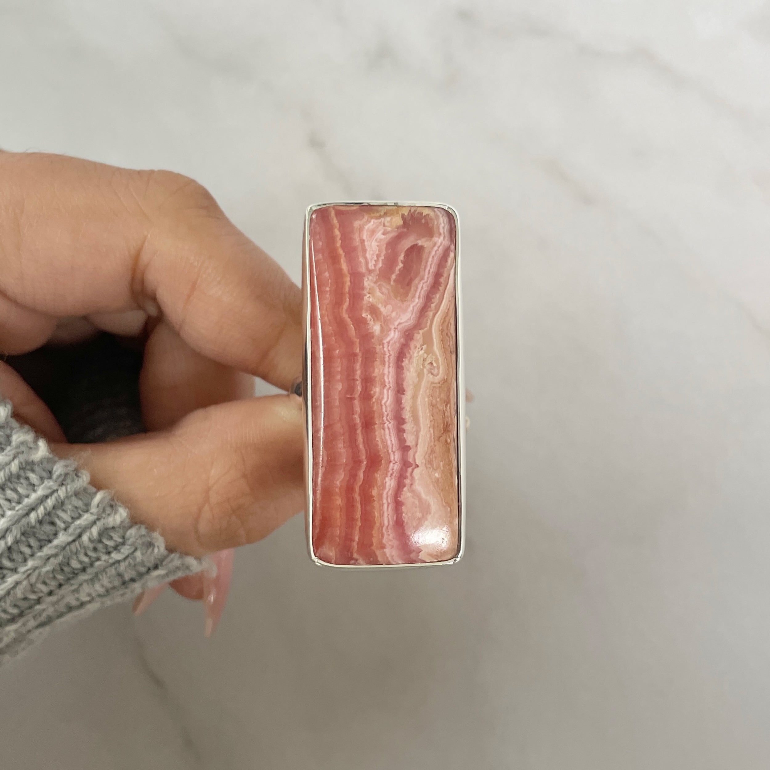 Rhodochrosite Ring-(RDC-R-143.)