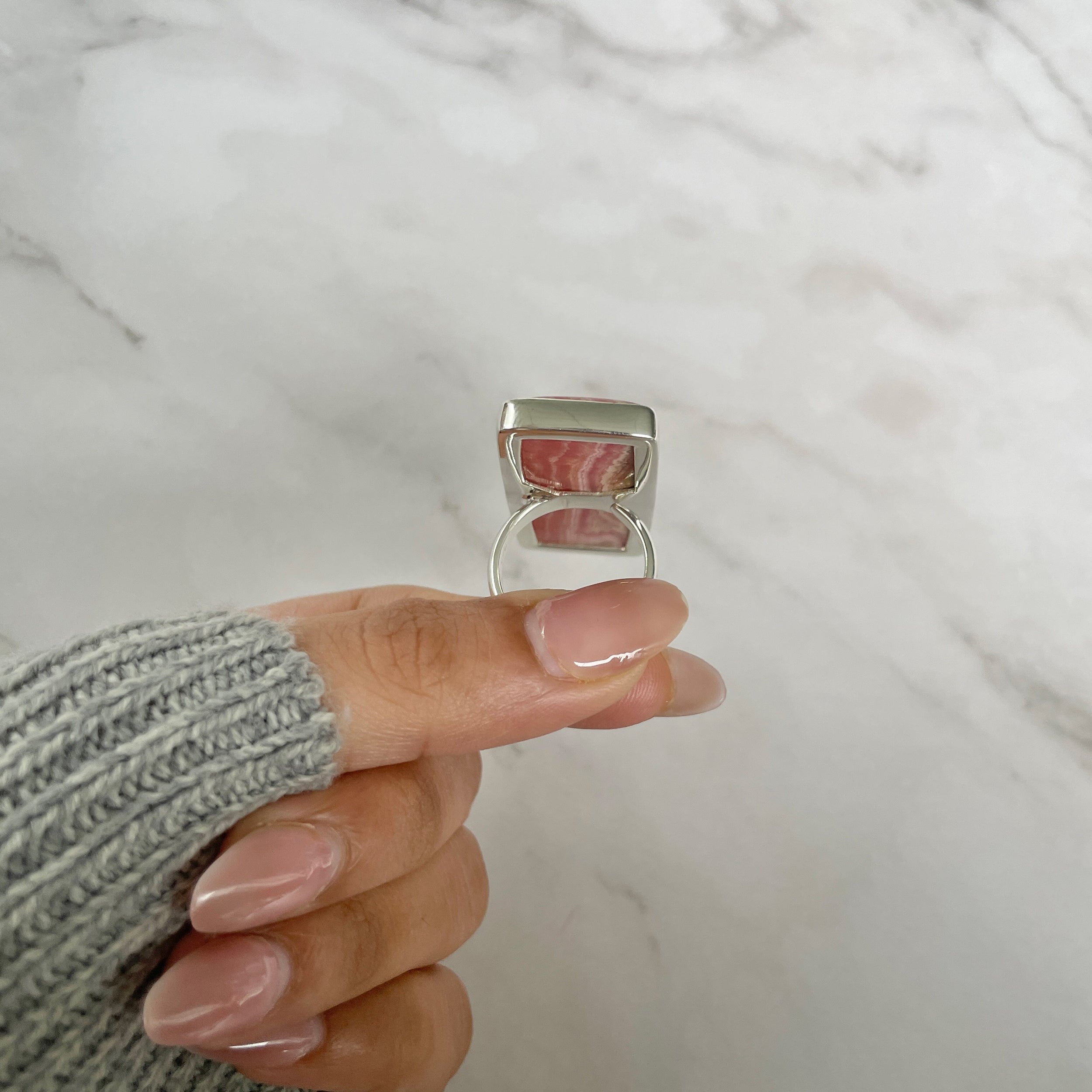 Rhodochrosite Ring-(RDC-R-143.)
