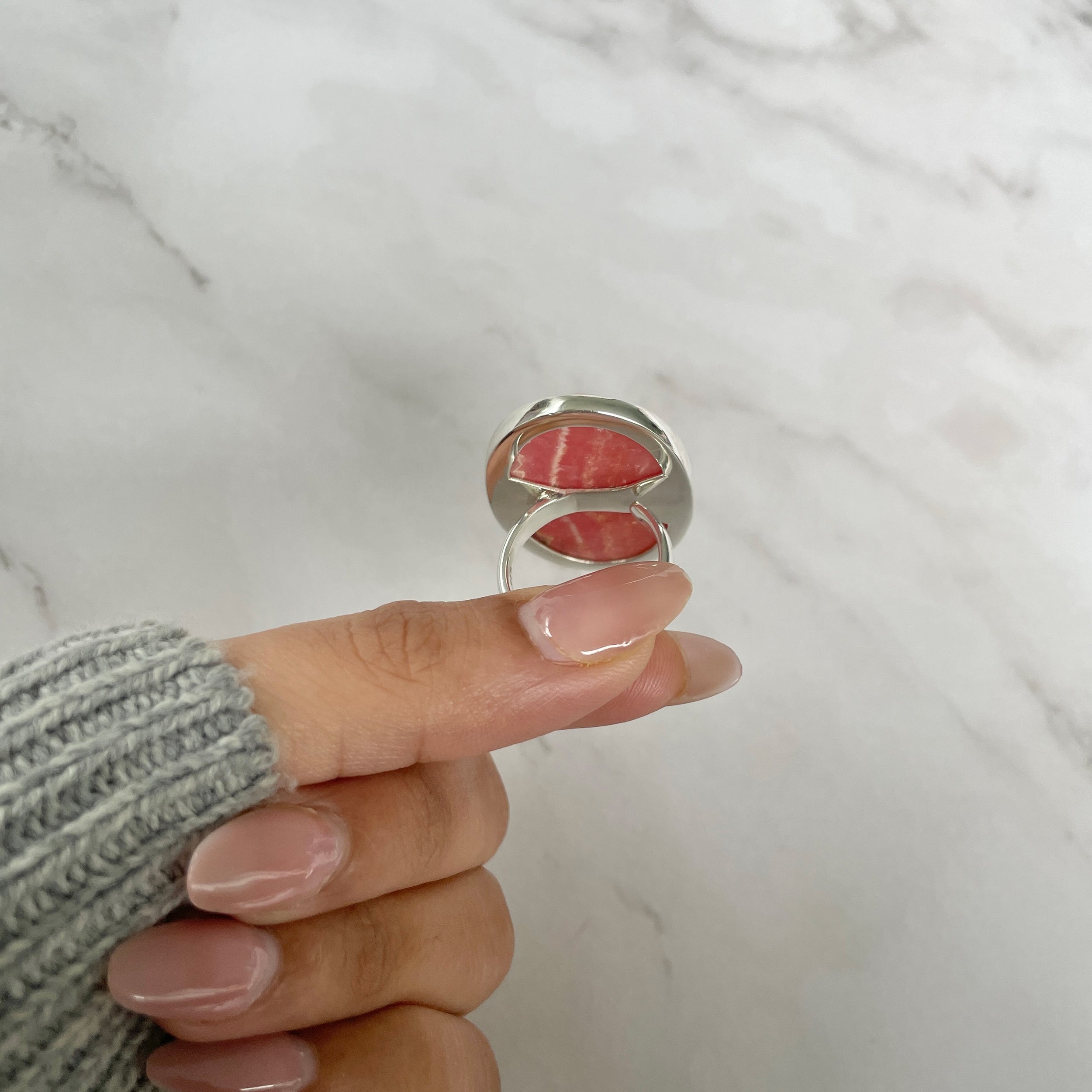 Rhodochrosite Ring-(RDC-R-144.)