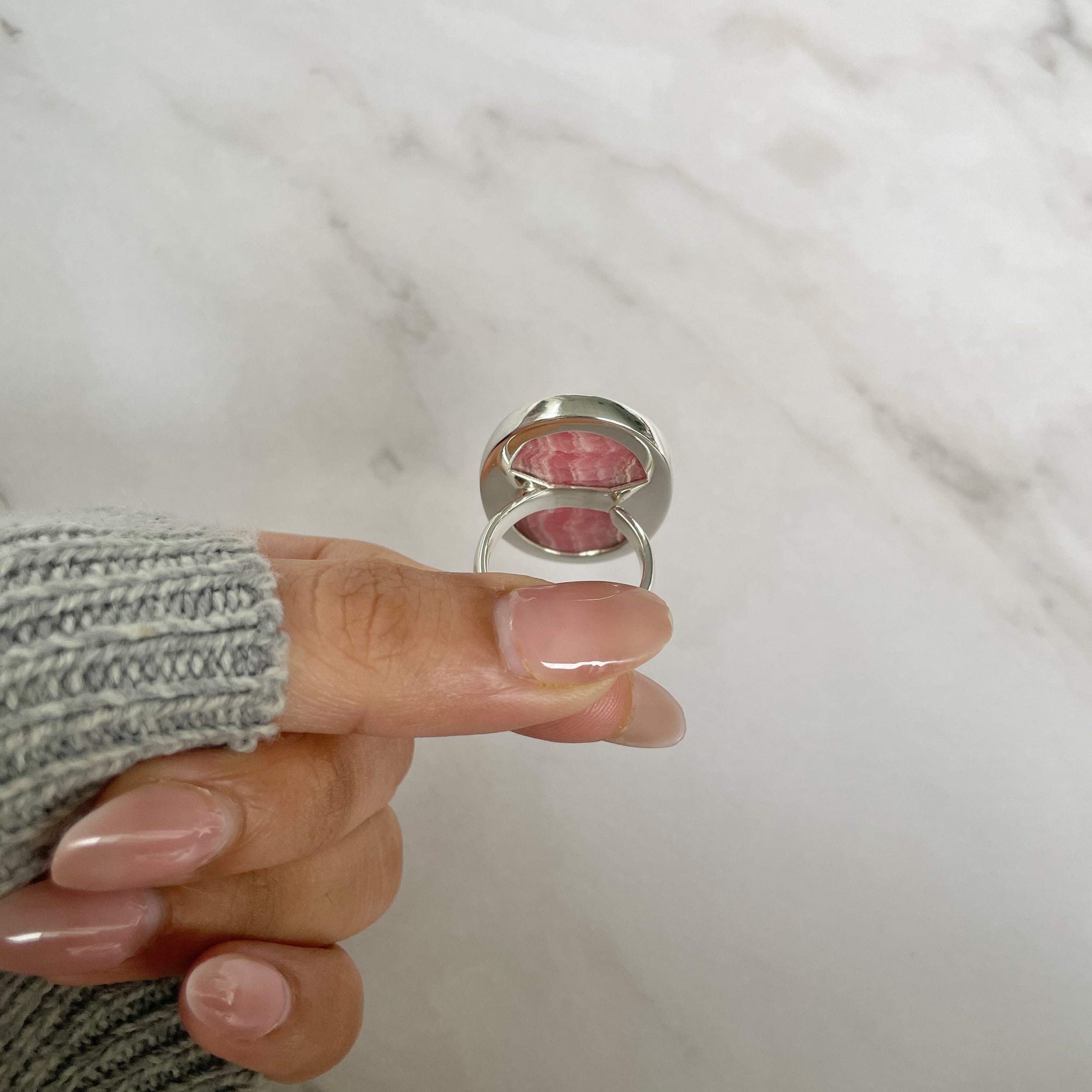 Rhodochrosite Ring-(RDC-R-145.)