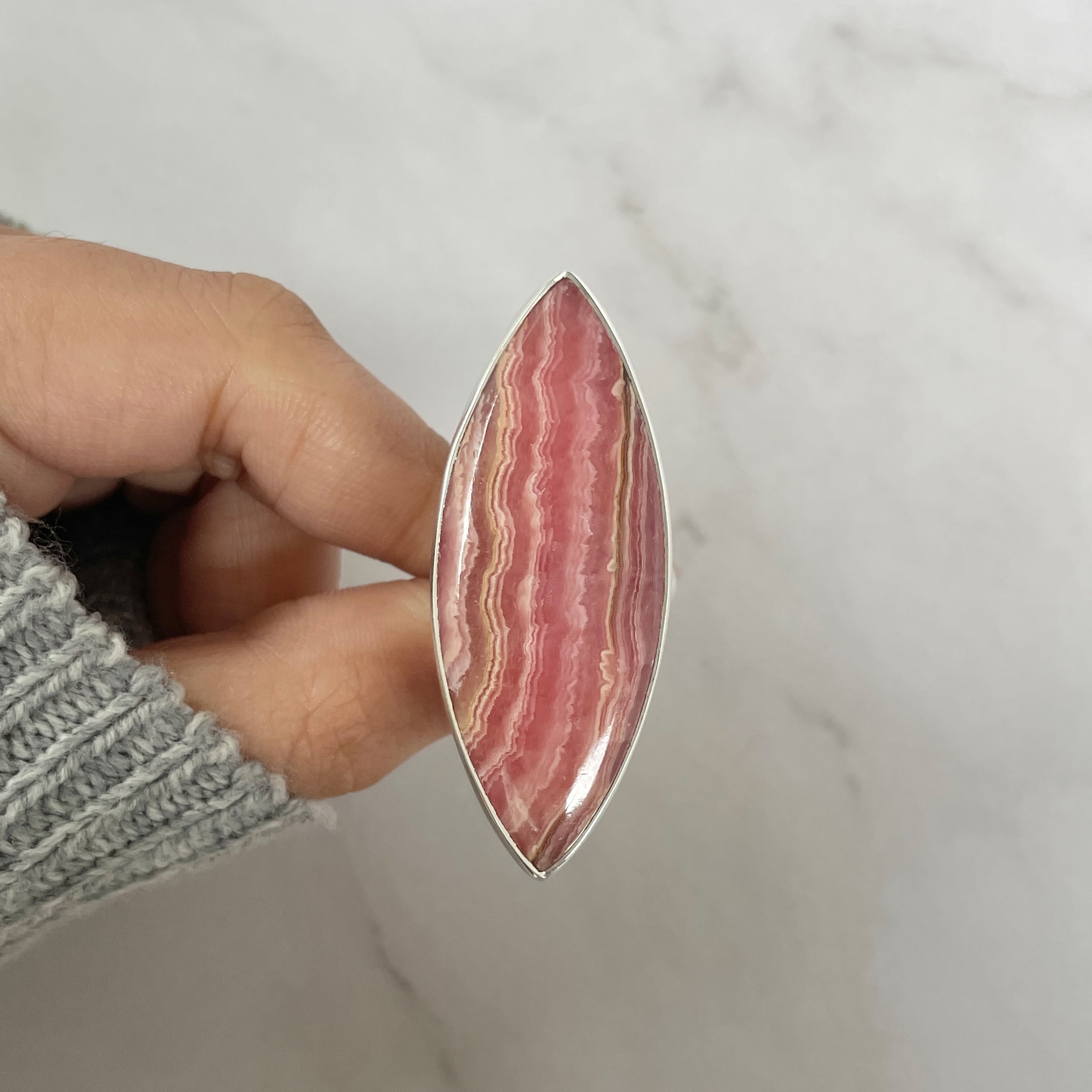 Rhodochrosite Ring-(RDC-R-146.)