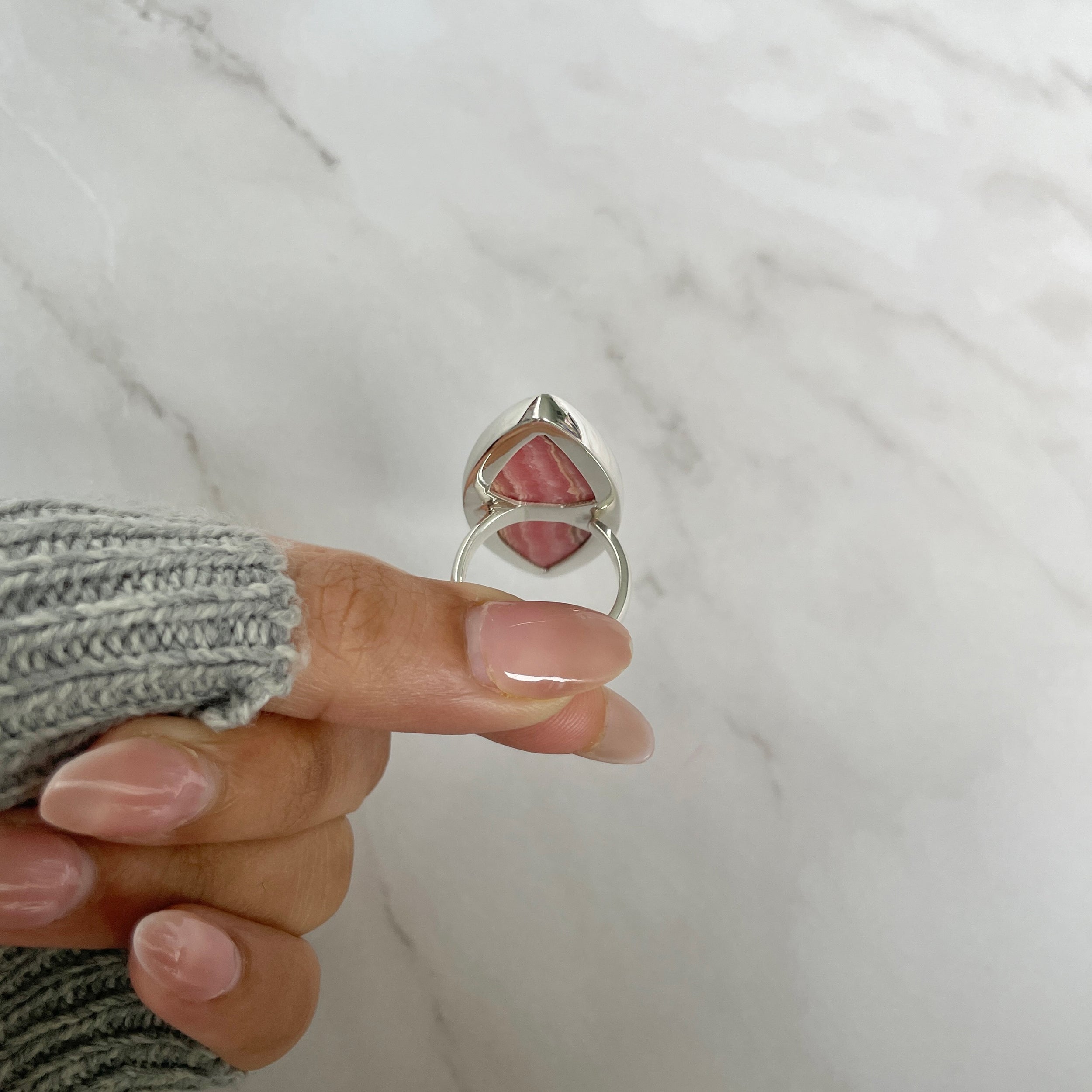 Rhodochrosite Ring-(RDC-R-146.)